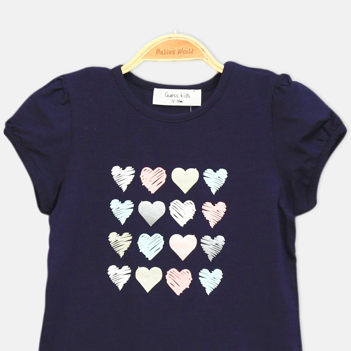 Navy Multi-Heart Tee