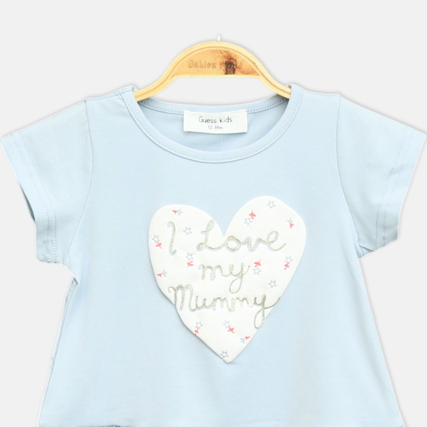 Blue Ruffle Mummy Tee