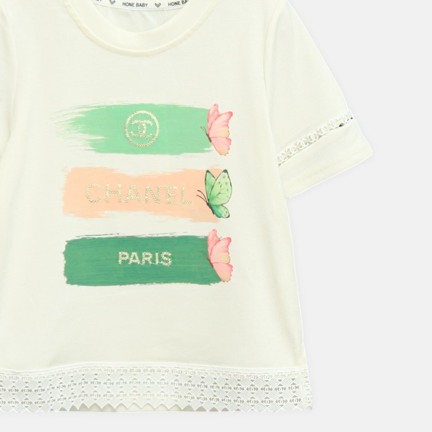 Ivory Chanel Inspired Tee