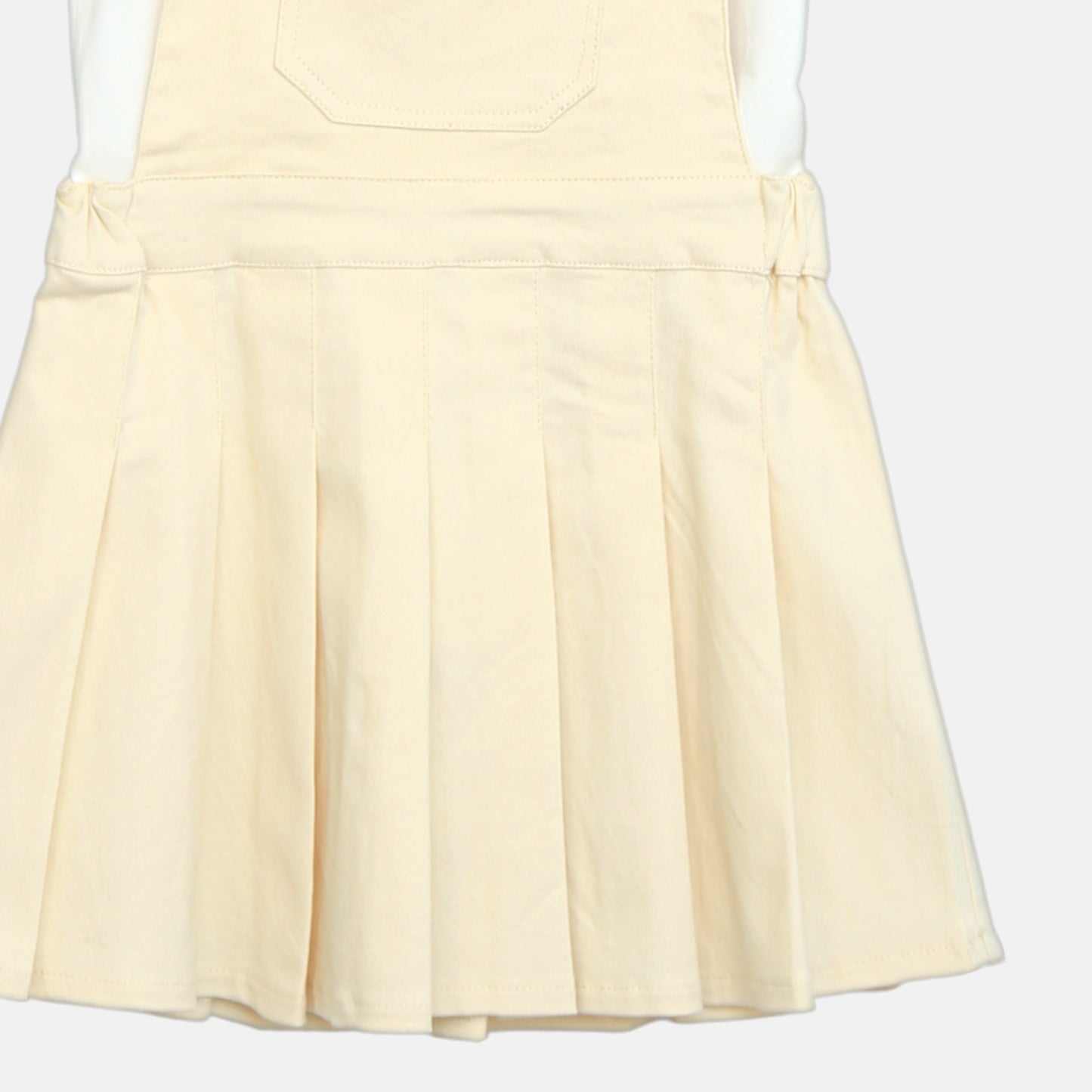 Cream Pinafore Set