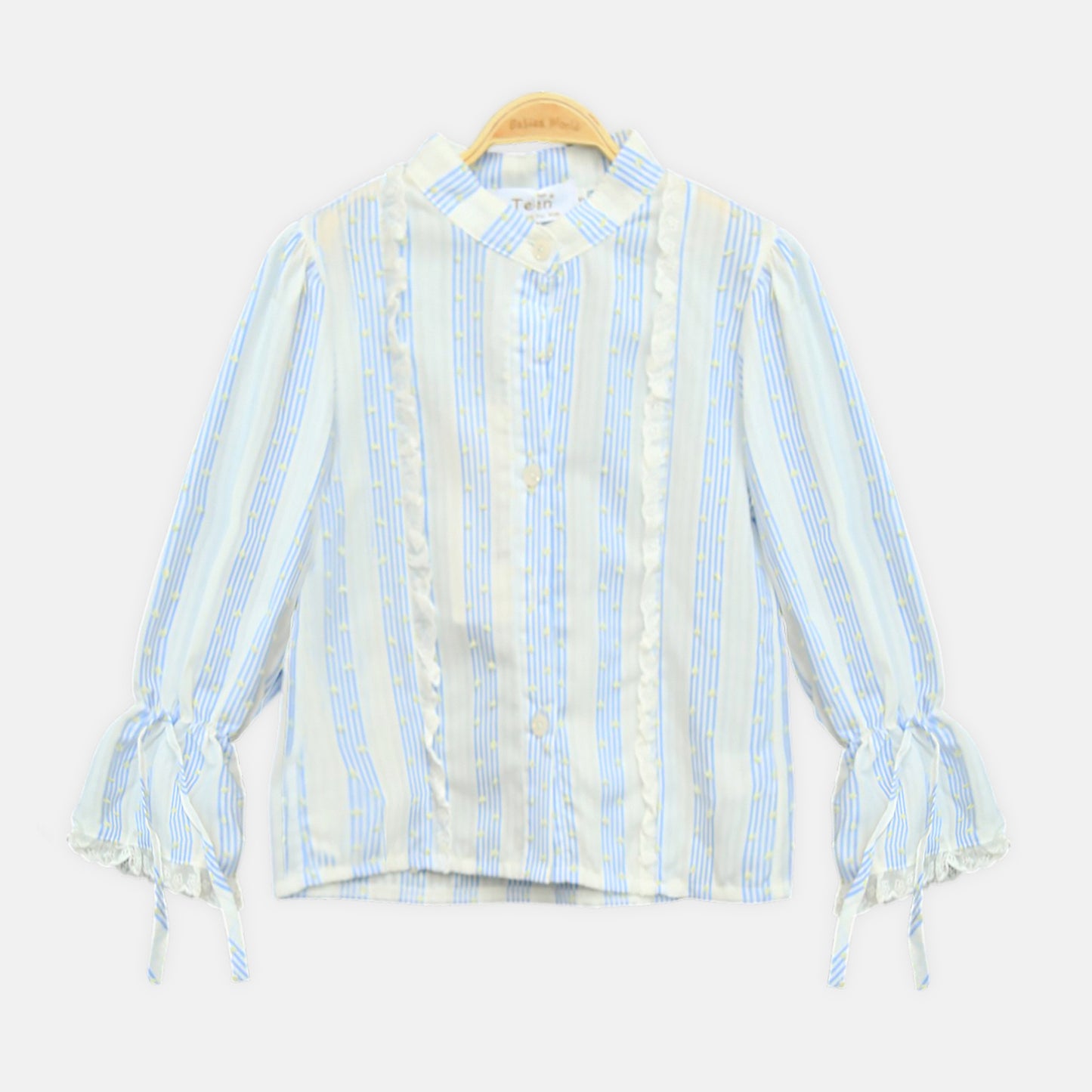Blue Striped Vintage Top