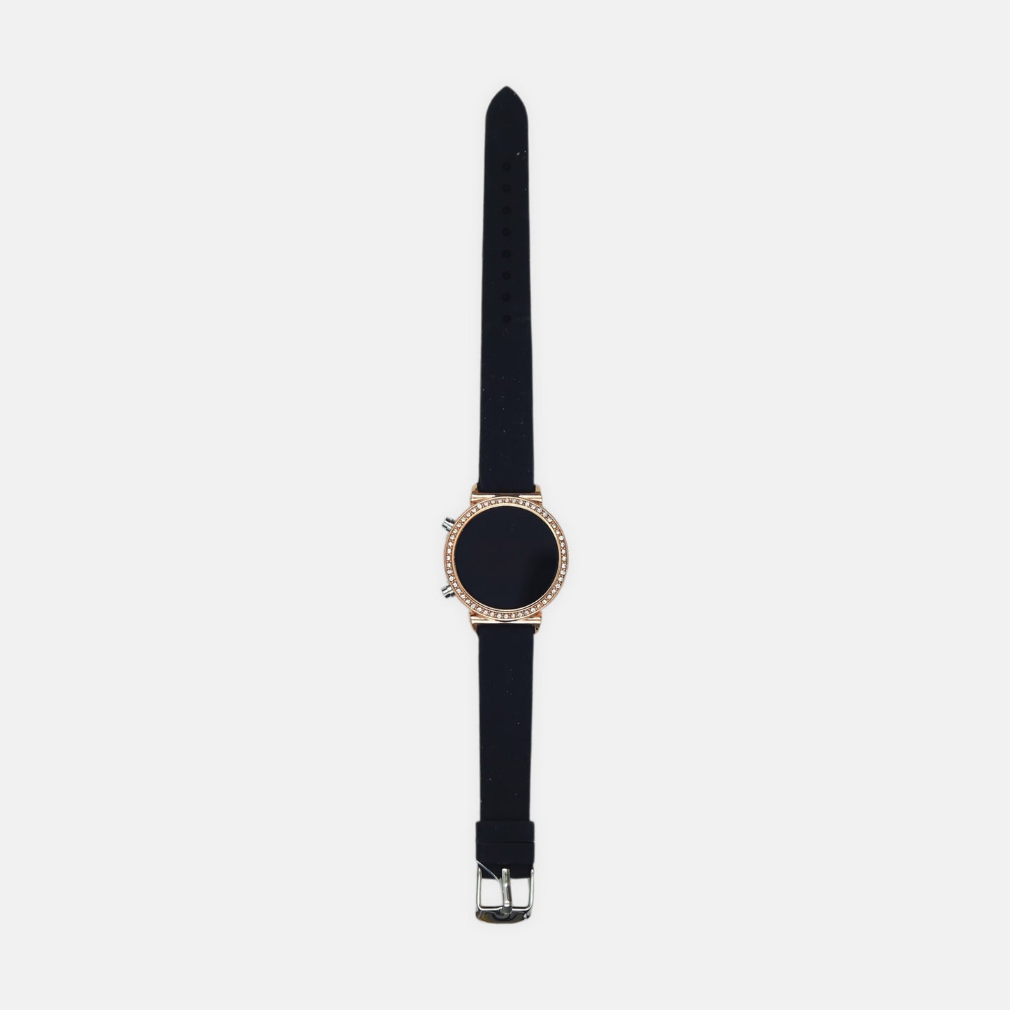 Black Crystal Digital Watch