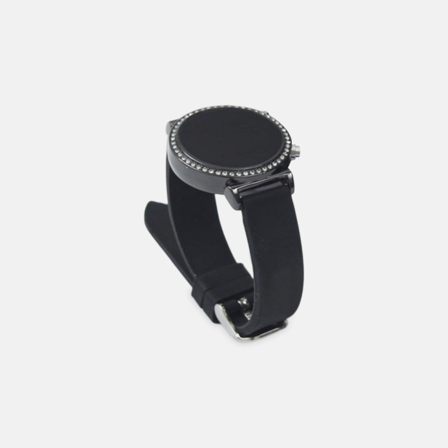 Black Crystal Digital Watch