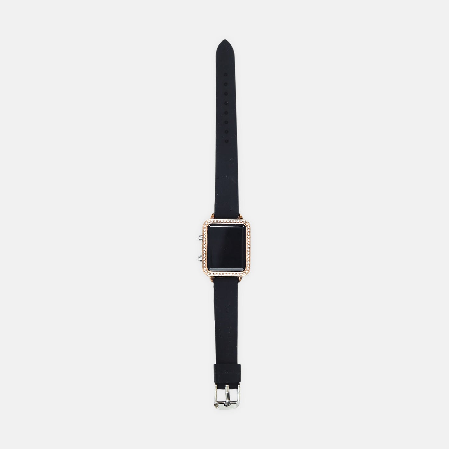 Black Crystal Digital Watch