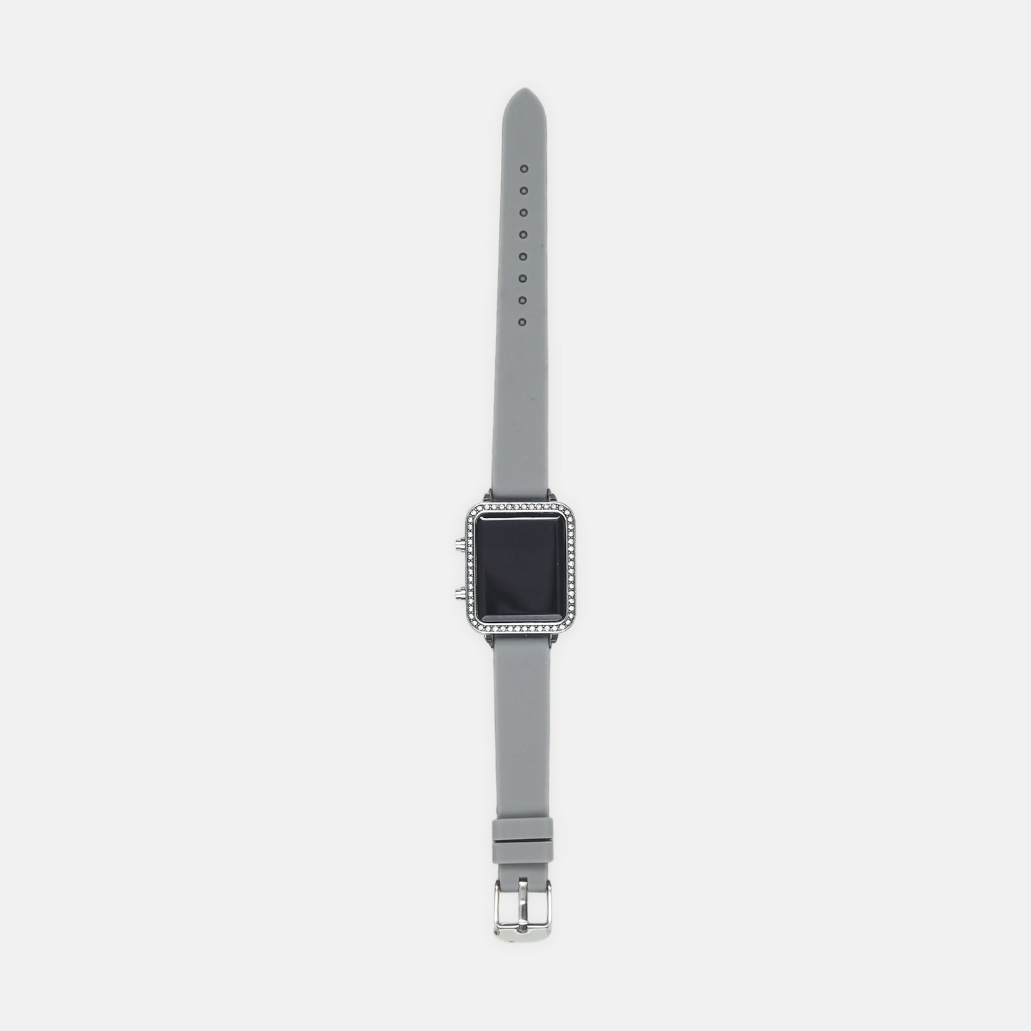Grey Crystal Digital Watch
