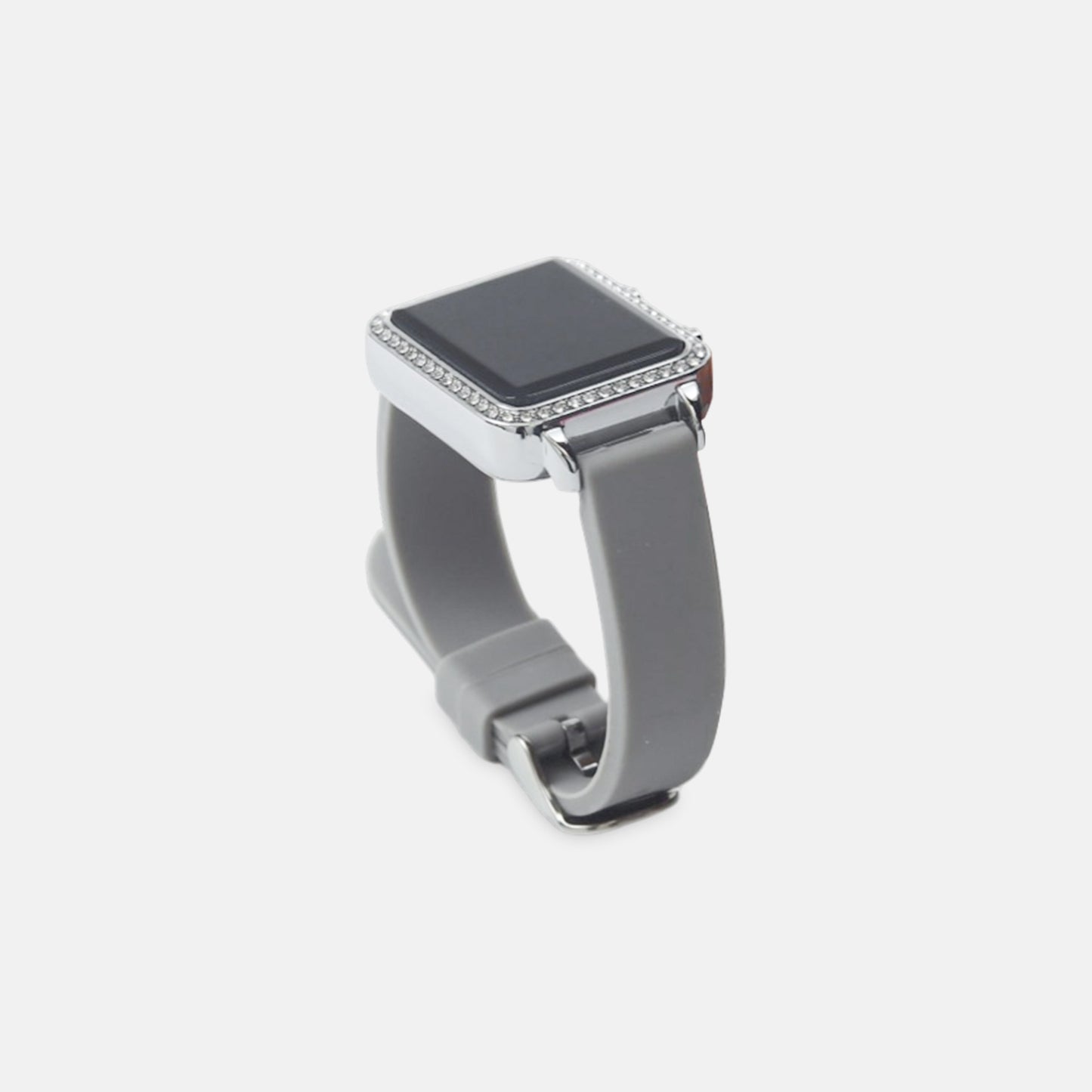 Grey Crystal Digital Watch