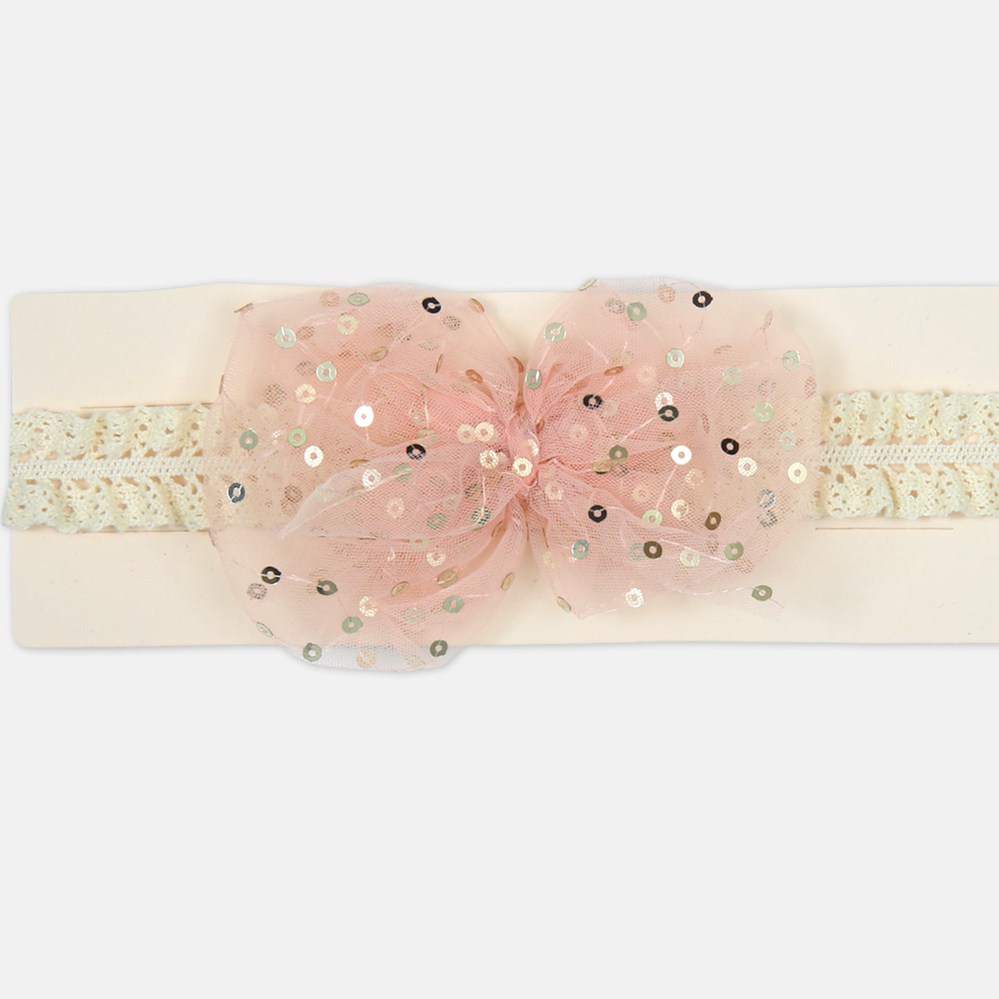 Pink Sequin Dot Headband