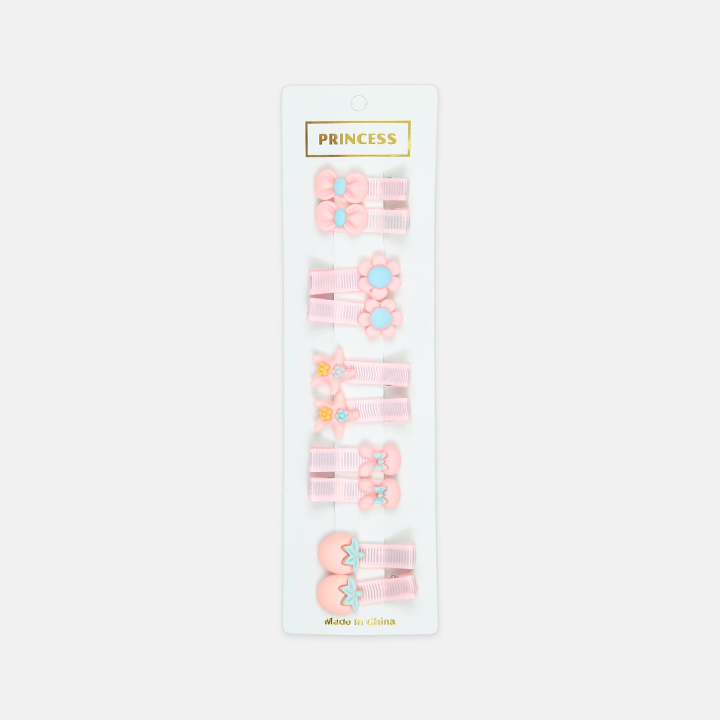 Princess Flower Clip Set