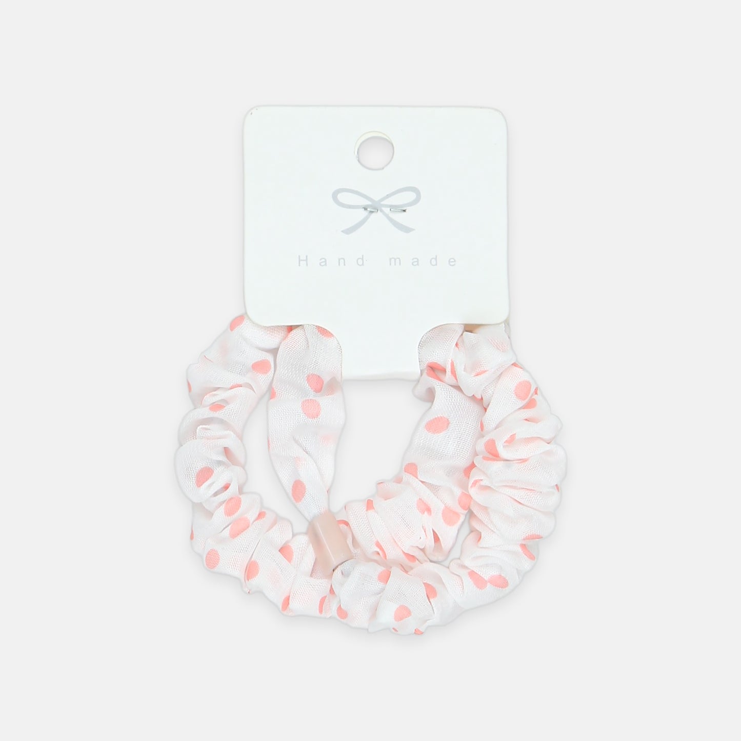 Polka Dot Ruffle Scrunchies