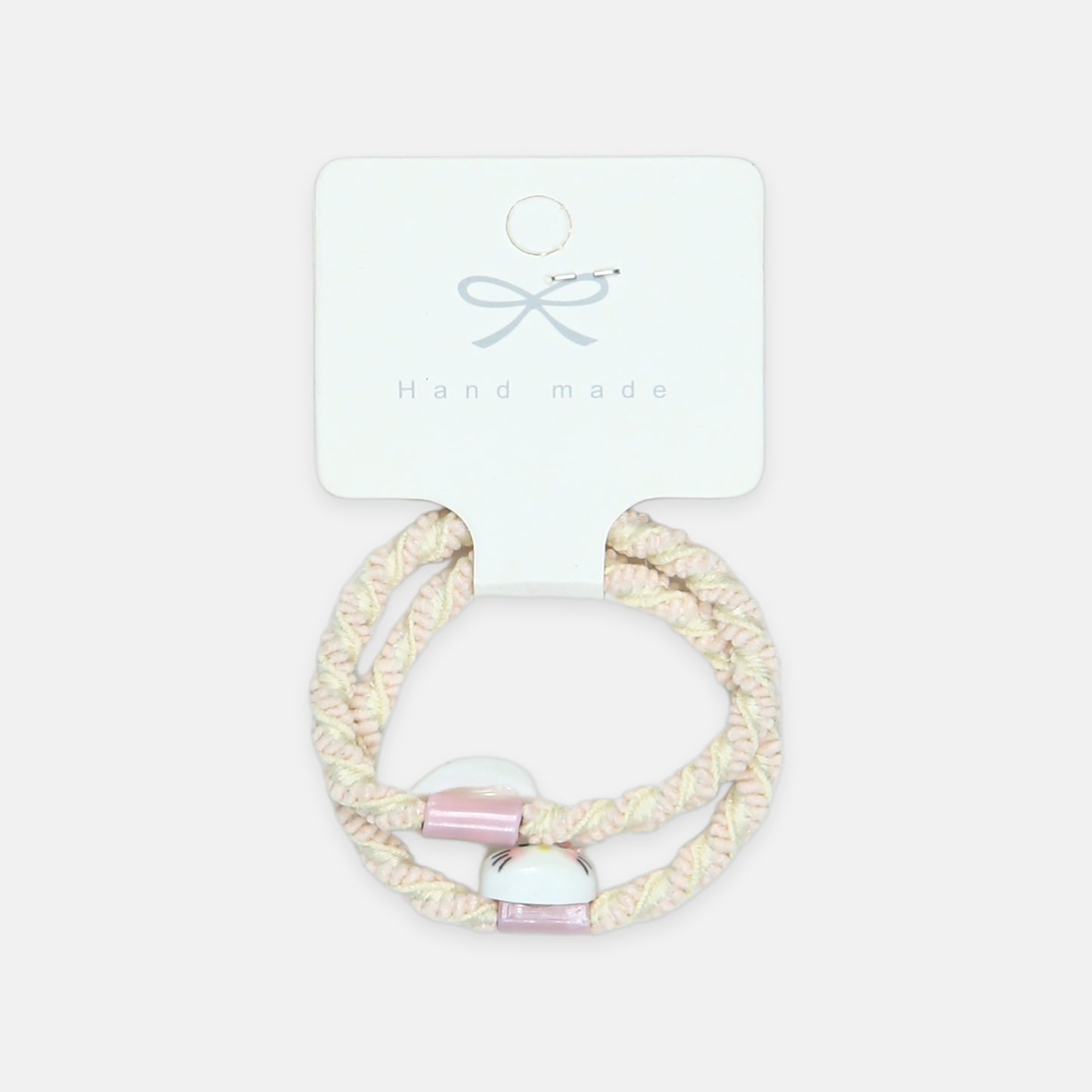White Twisted Hair Tie Set