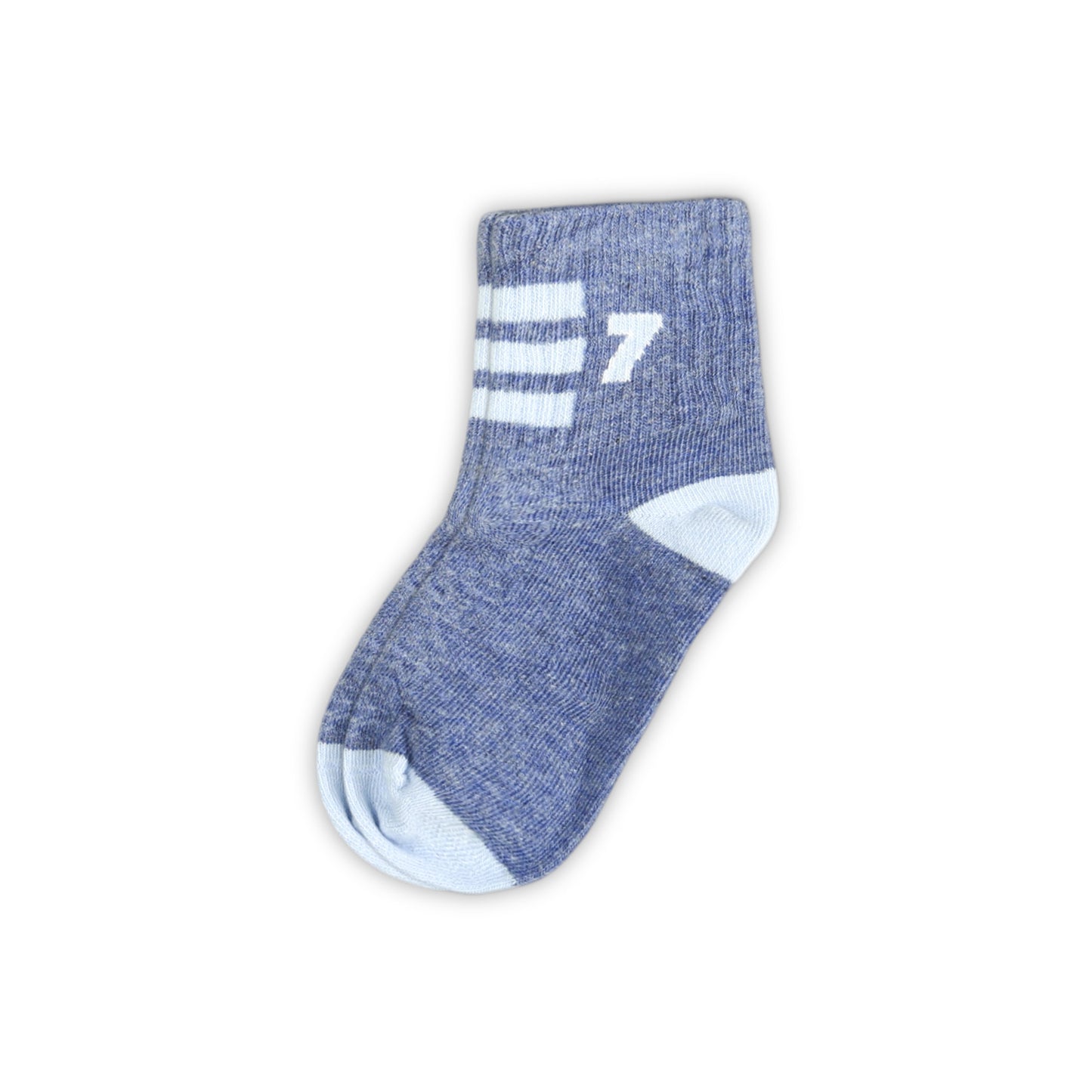 BLUE STRIPED "7" BOY SOCKS
