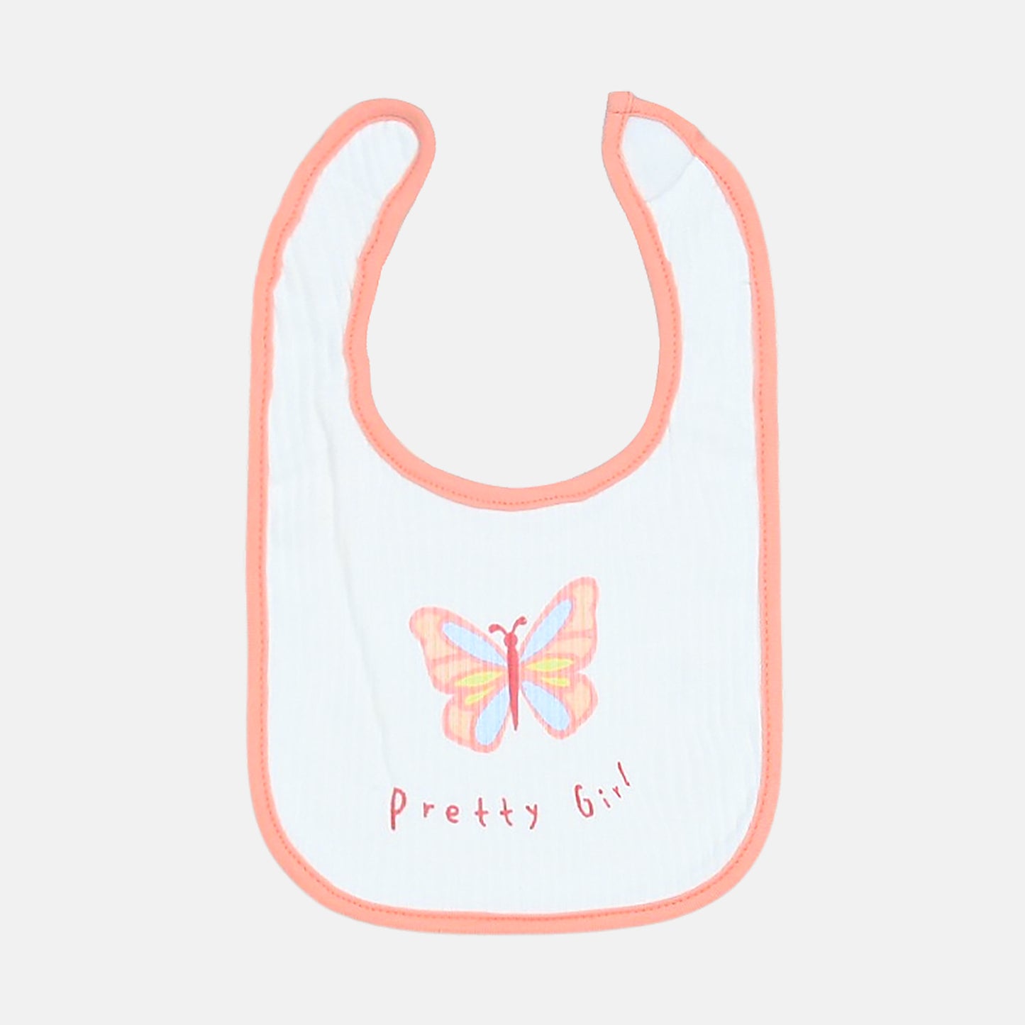 Pink Butterfly Layered Bibs