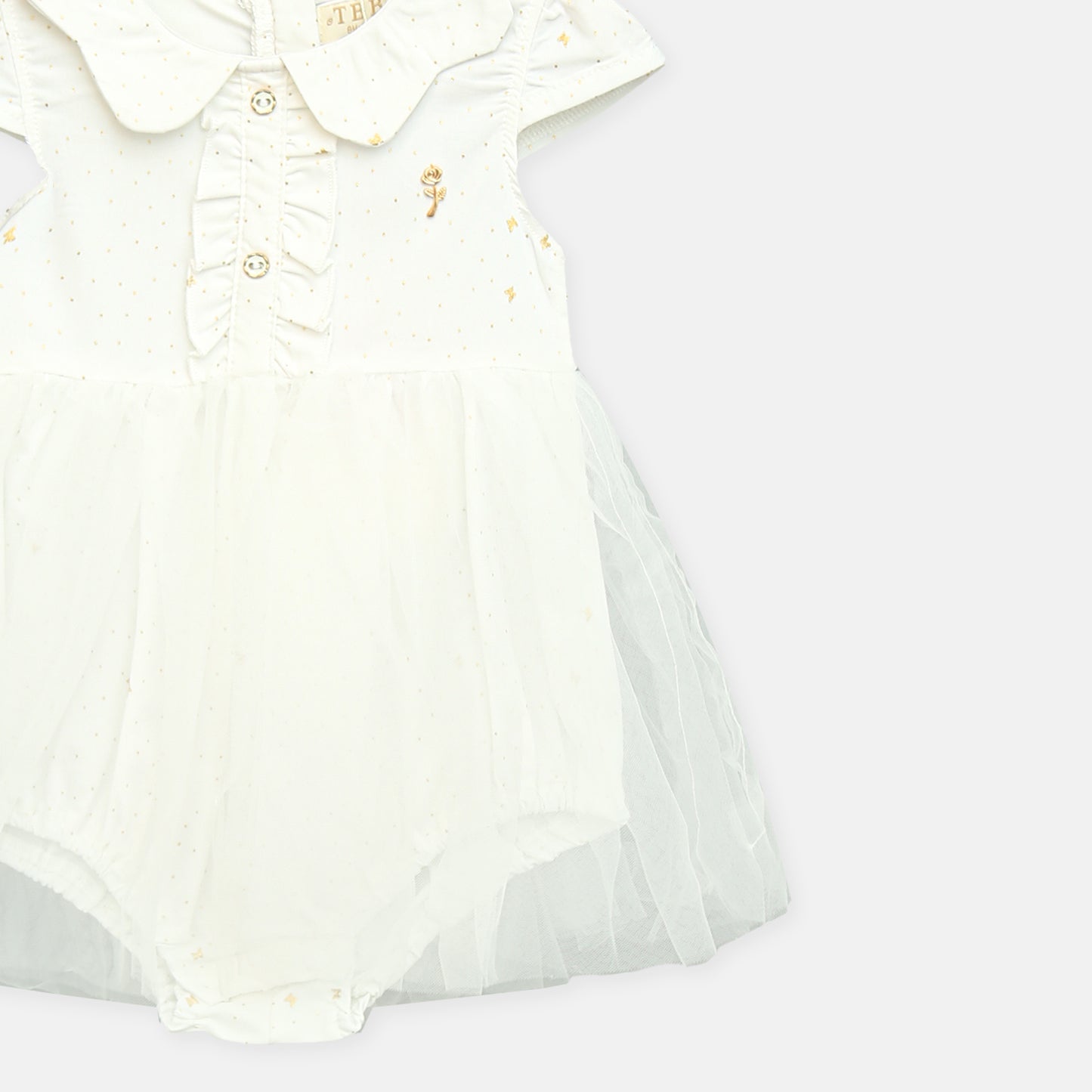 White Jardin Romper