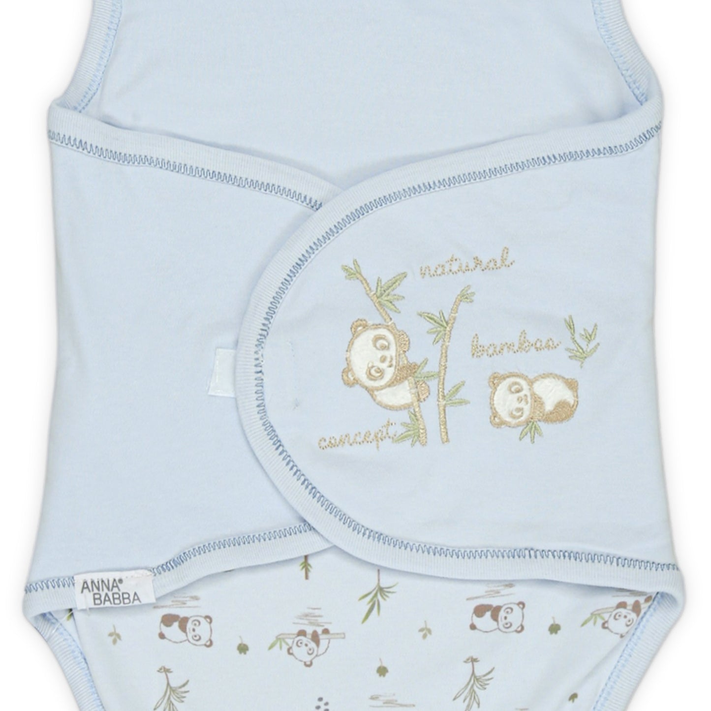 SKY BLUE SWADDLE WRAPPING SHEET