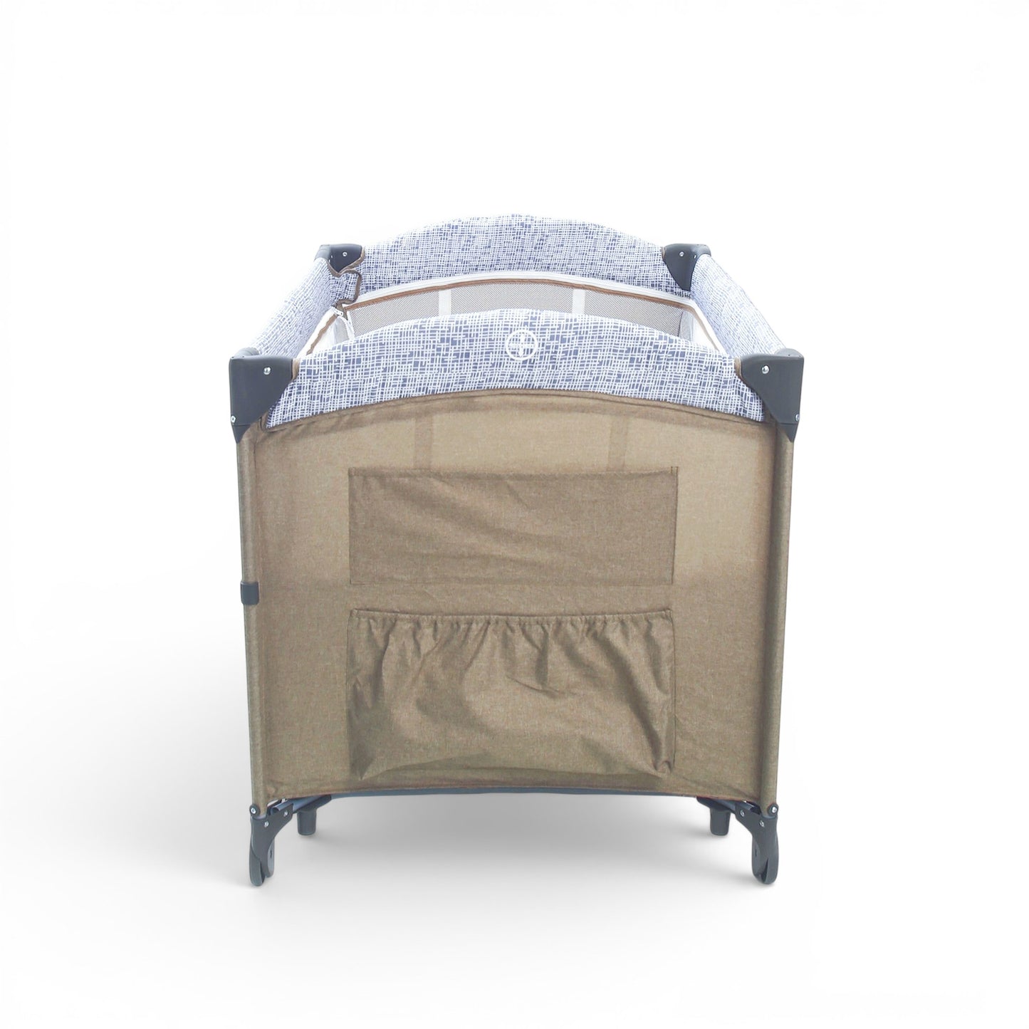 PLAY PEN KHAKI PORTABLE WITH MESH