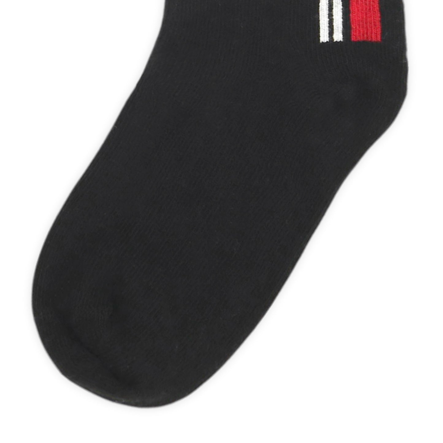 SOCCER THEMED BLACK ANKLE BOY SOCKS
