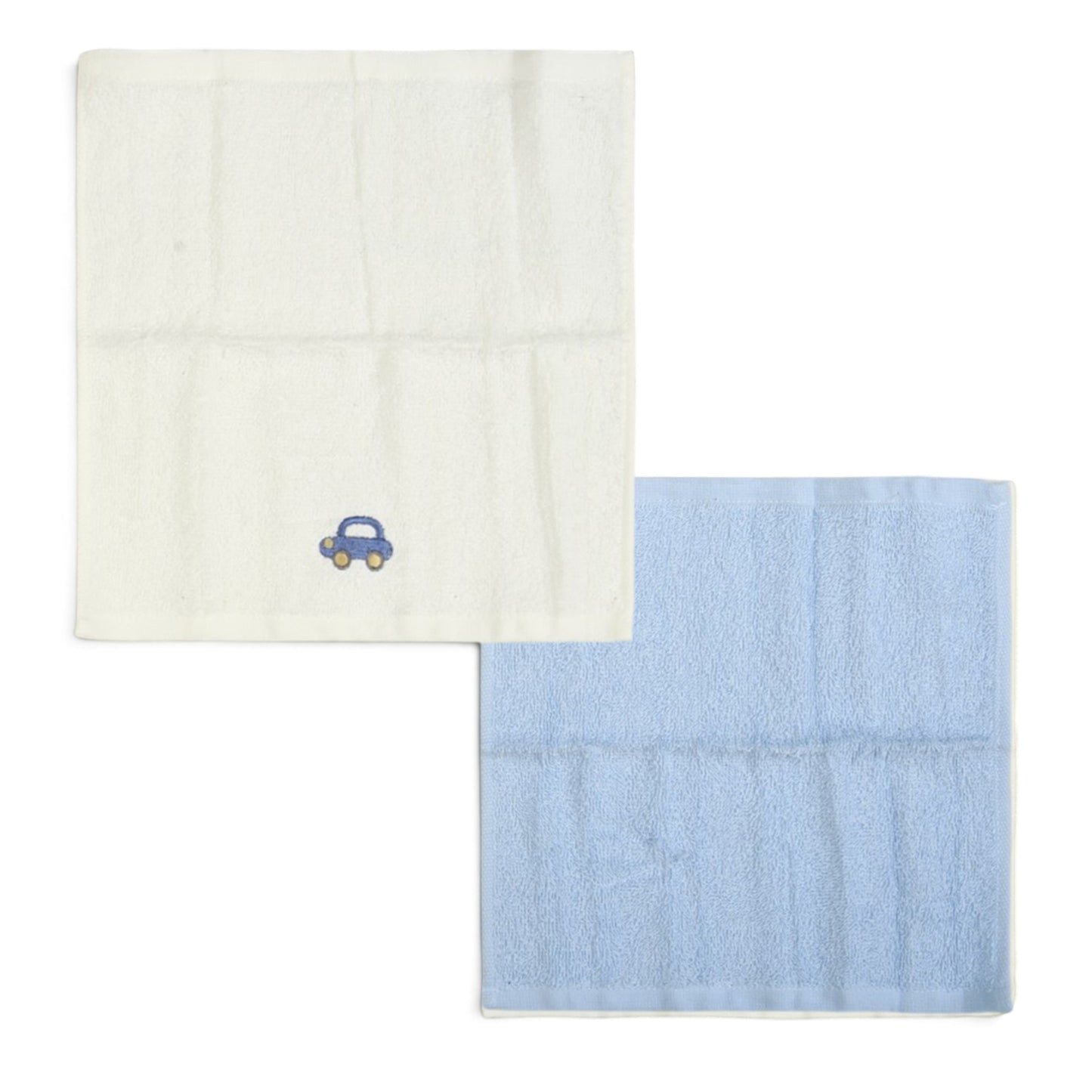 CAR EMBROIDERY FACE TOWEL PK-4