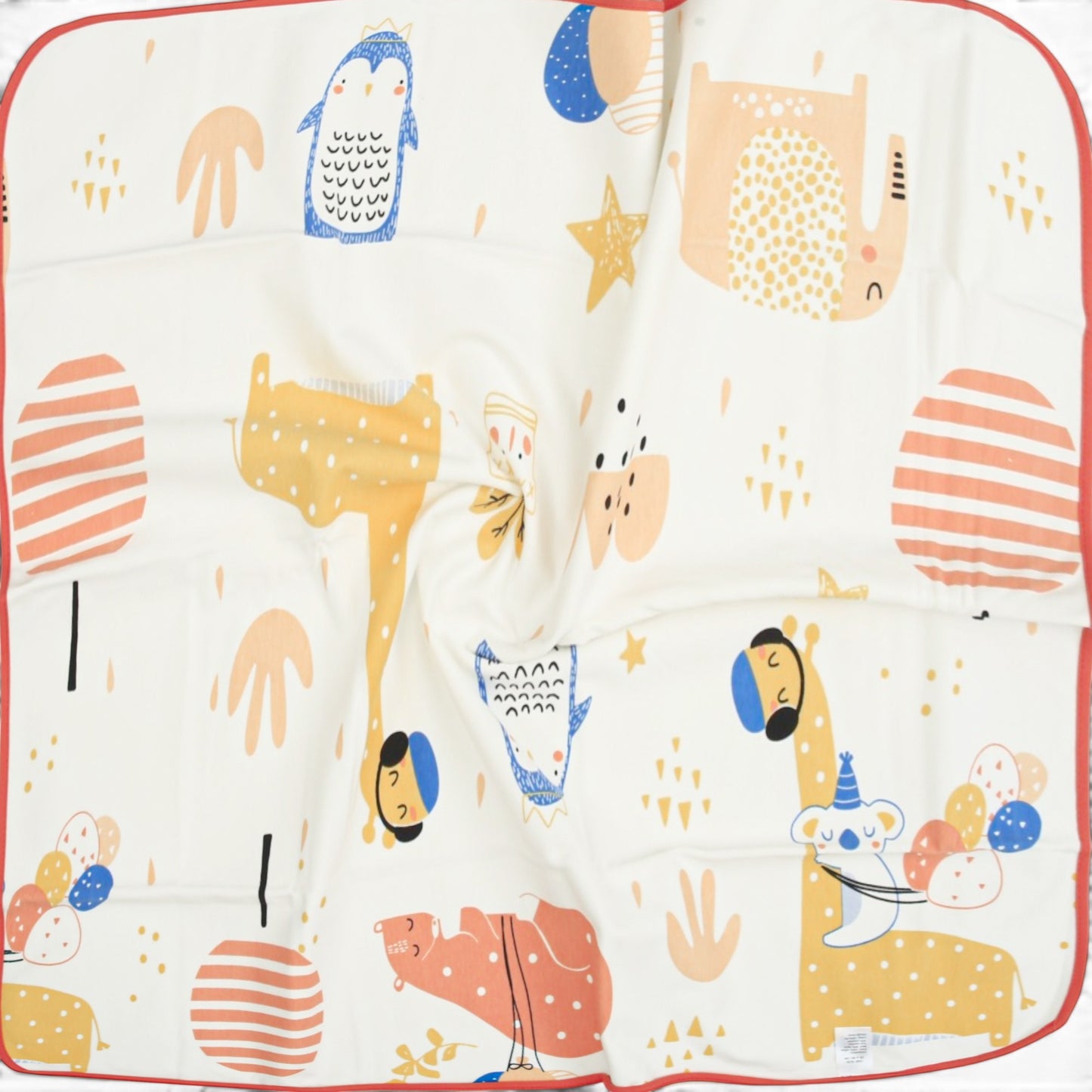 YELLOW & WHITE POT & STAR PRINT WATERPROOF PAD