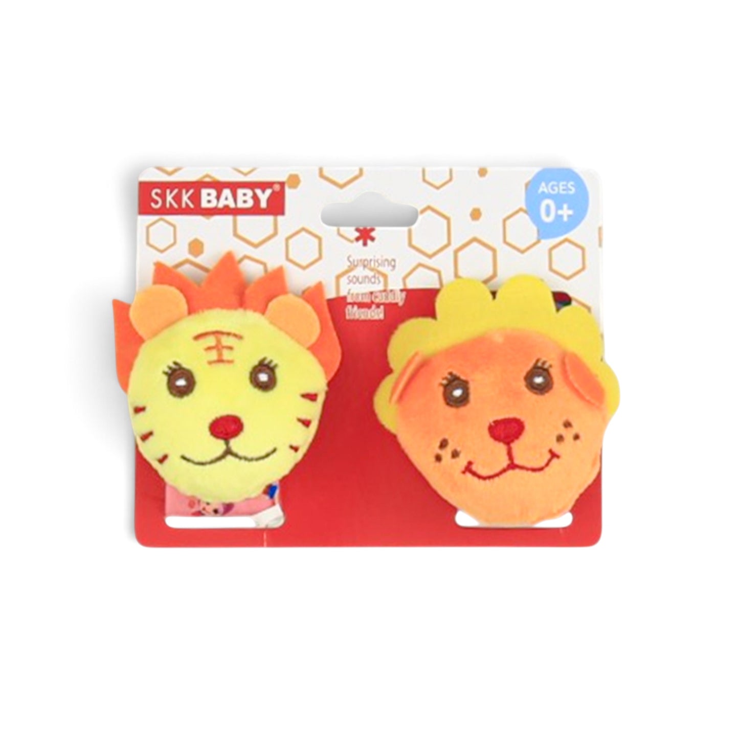 SKK BABY LION & TIGER WRIST TOY