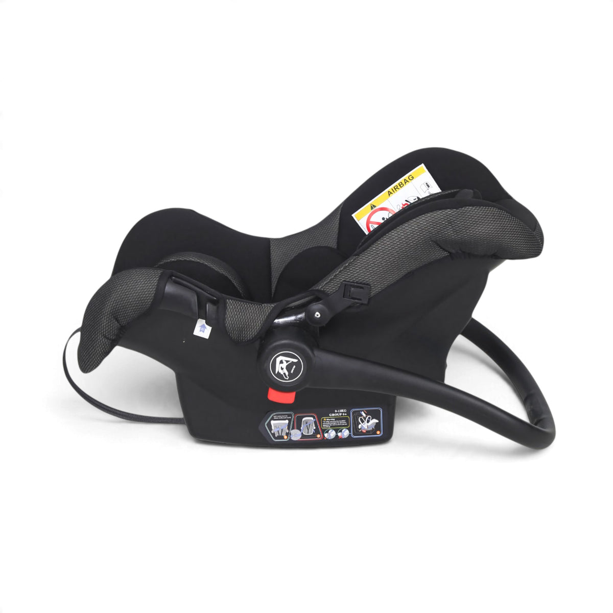 CARRY COT & CAR SEAT-BLACK