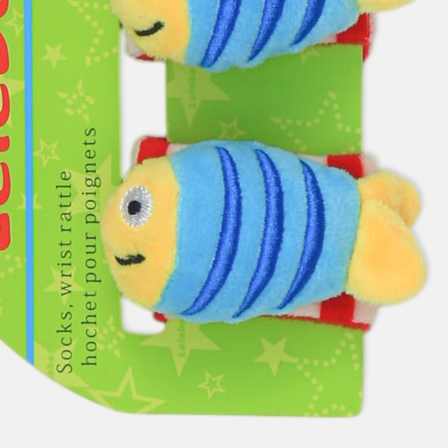 VIBRANT SEA FRIENDS WRIST RATTLES BLUE