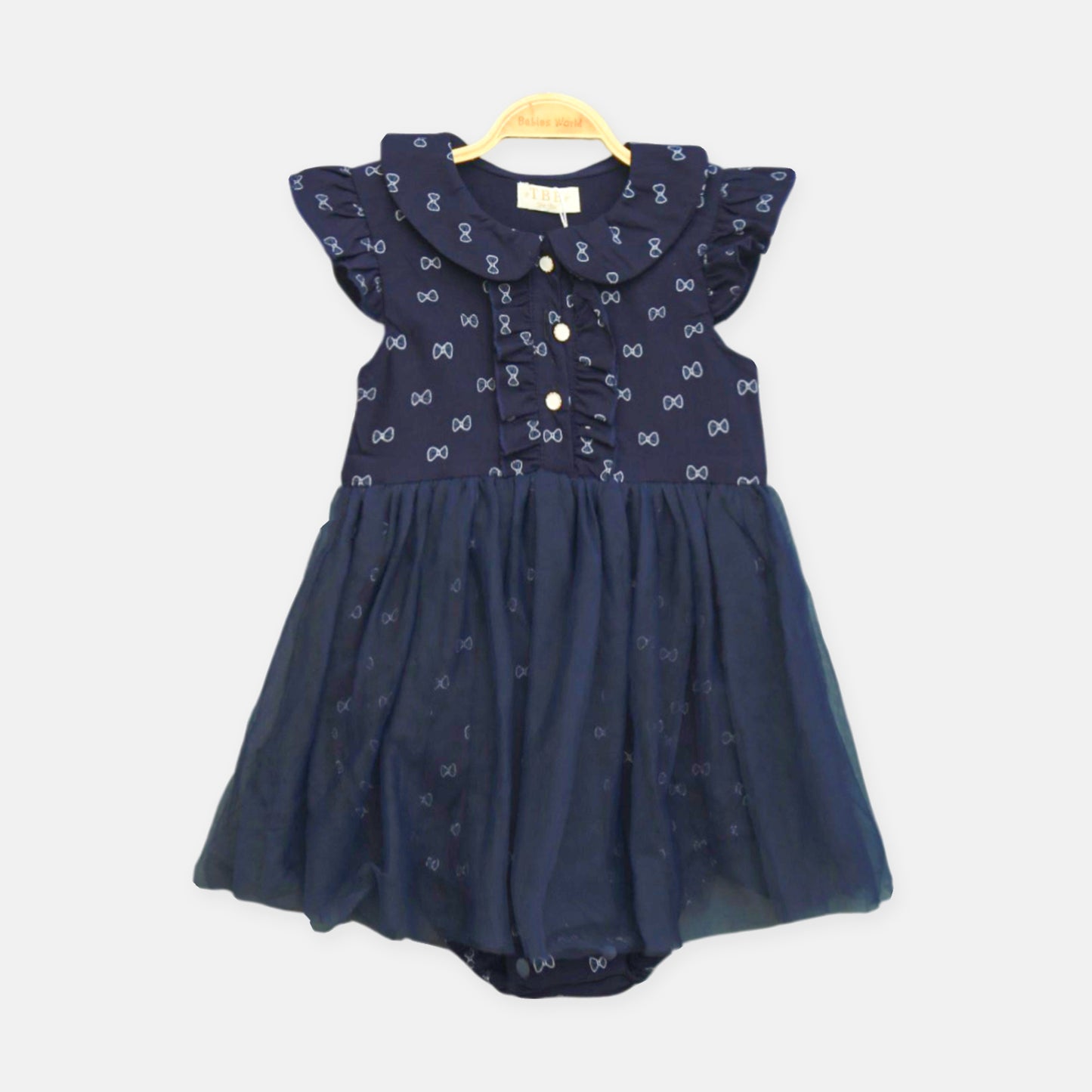 Navy Breeze Romper