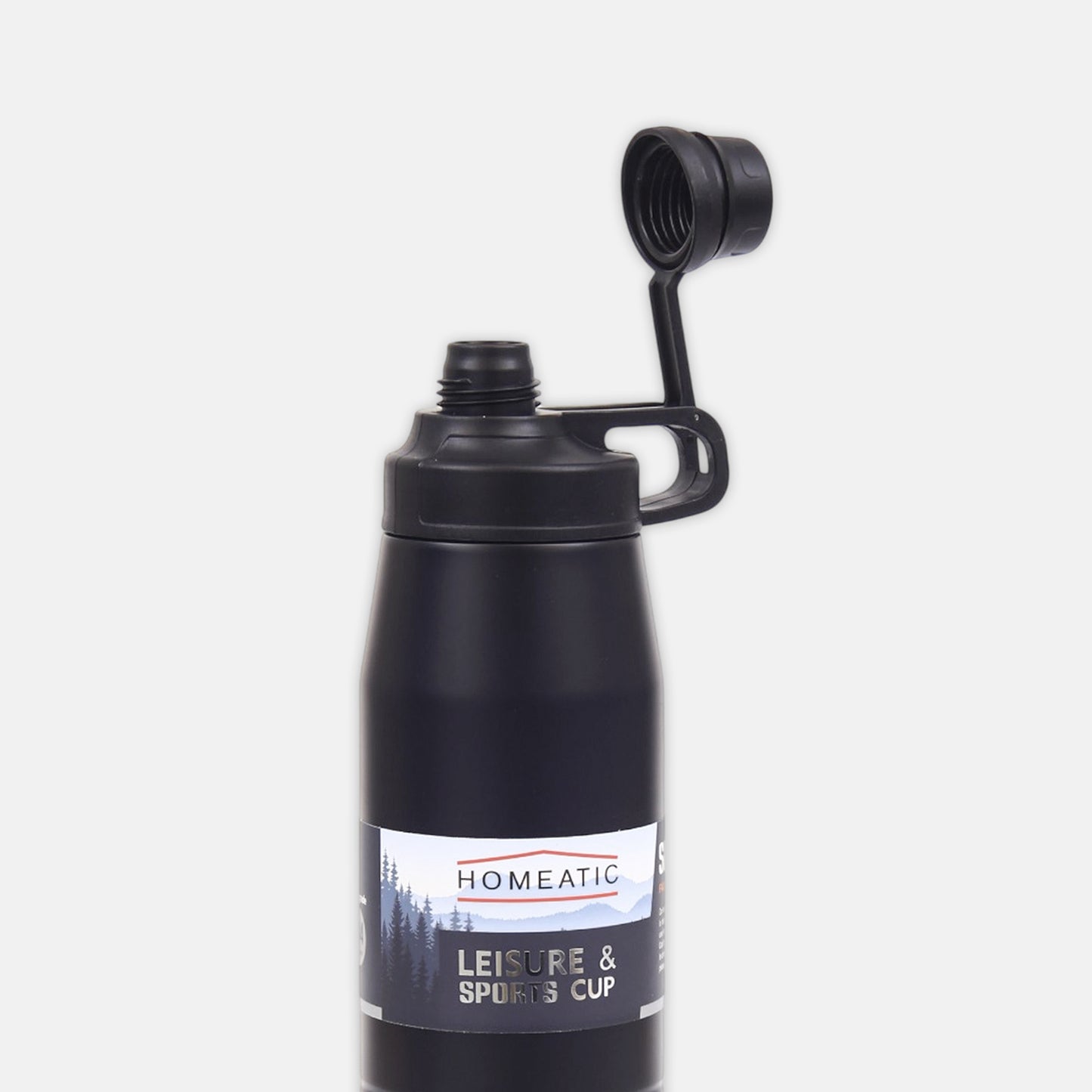 STEEL WATER BOTTLE 900 ML BLACK