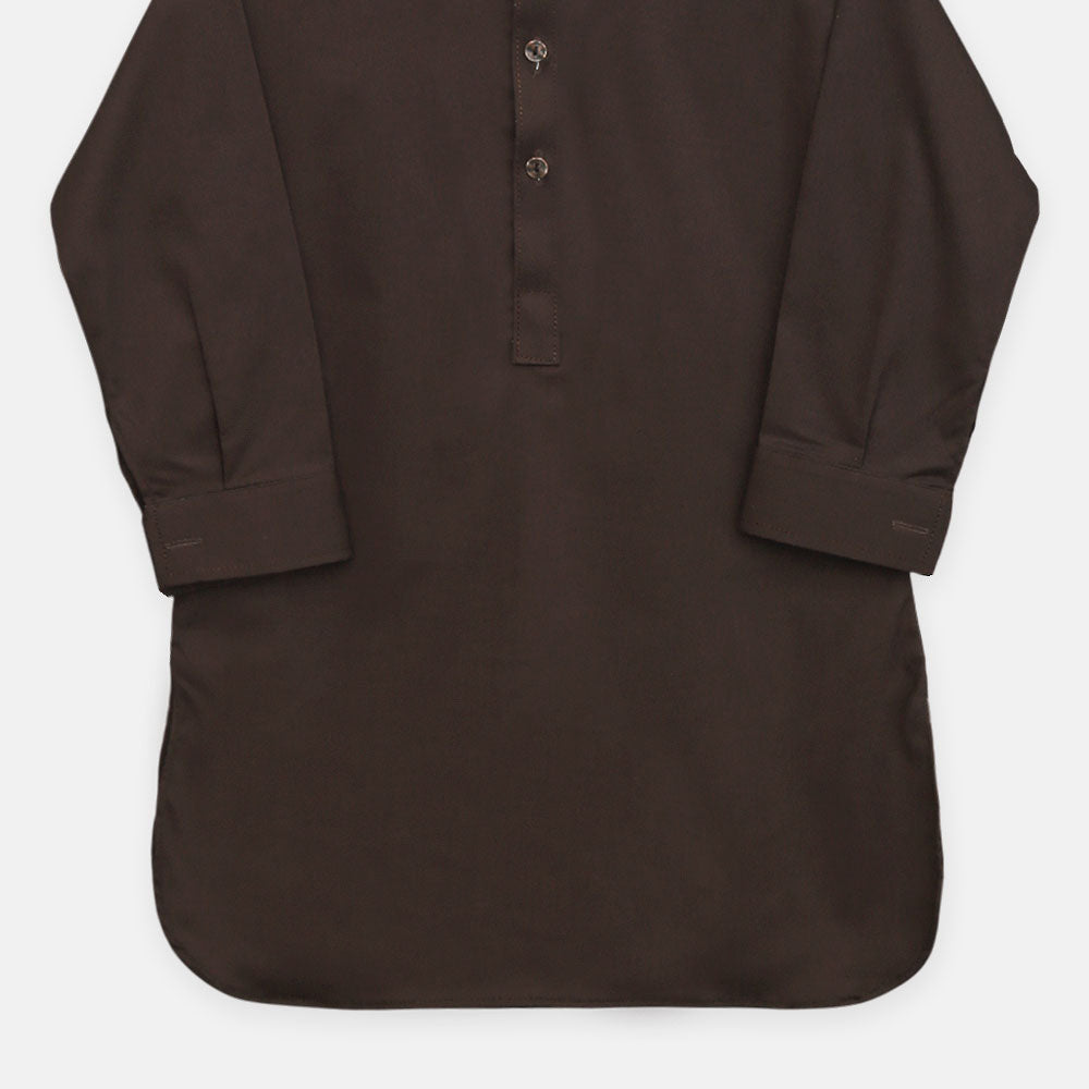Boys Chocolate Brown Kameez Pajama