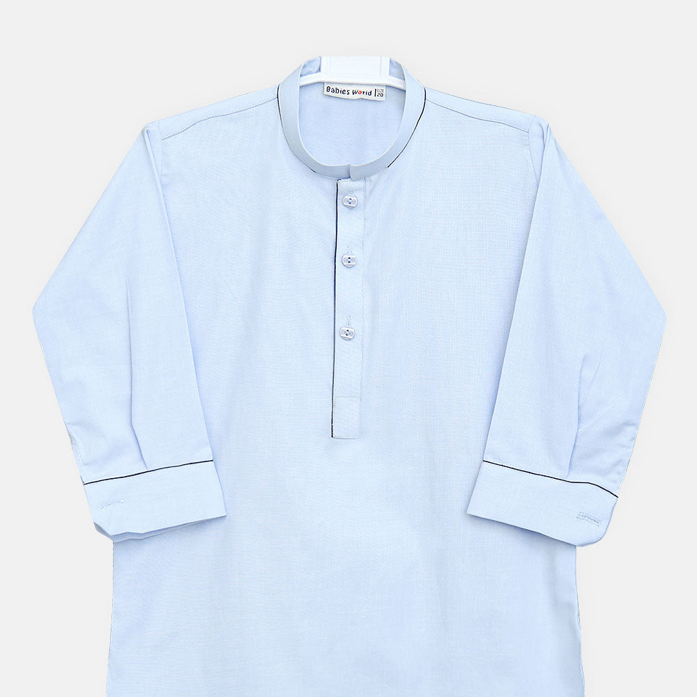 Boys Sky Blue Kameez Pajama