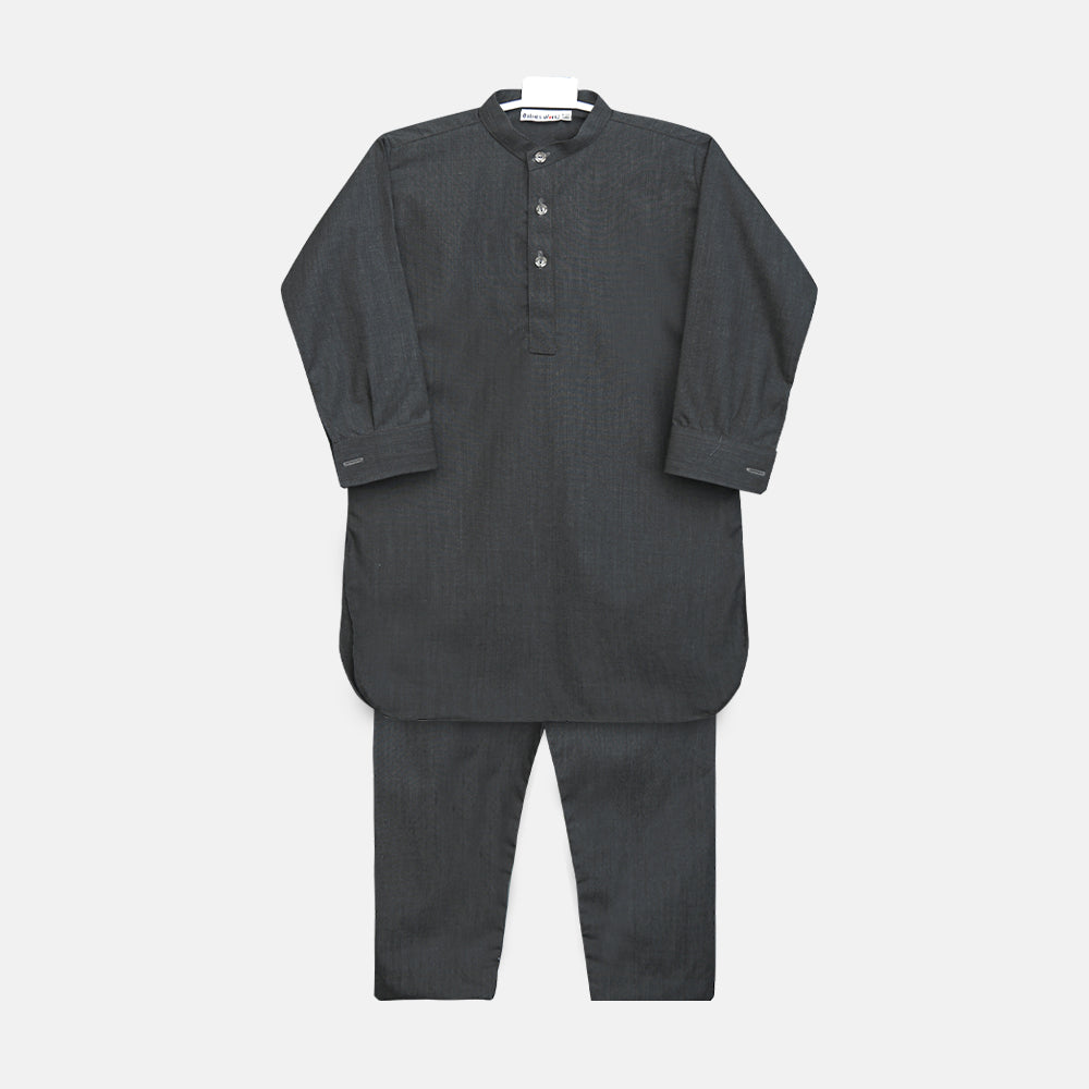 Boys Charcoal Kameez Pajama