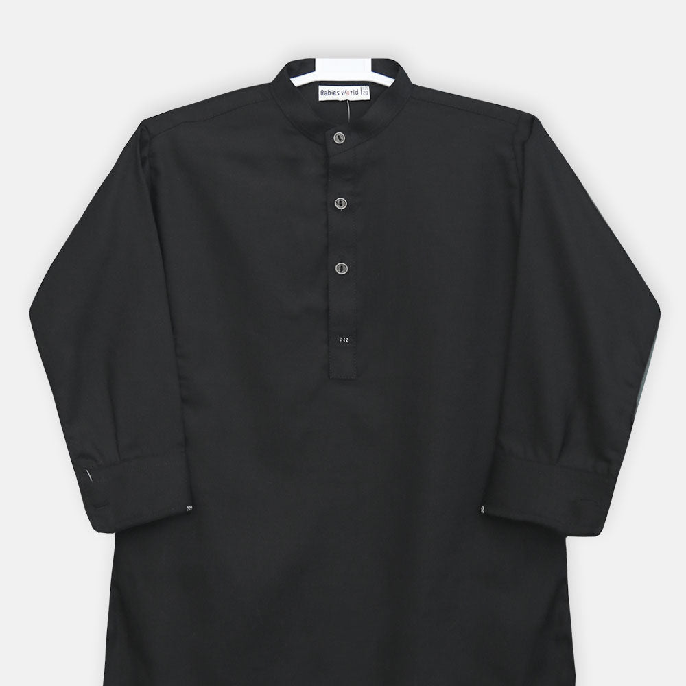 Boys Black Kameez Pajama