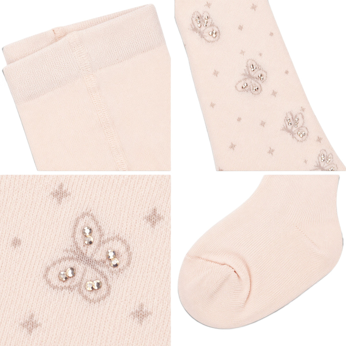 LEGGINGS BUTTERFLY AND POLKA DOT PINK