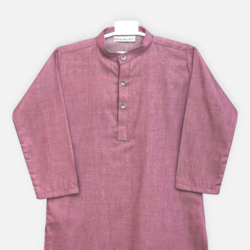 Boys Purple Kurta Pajama