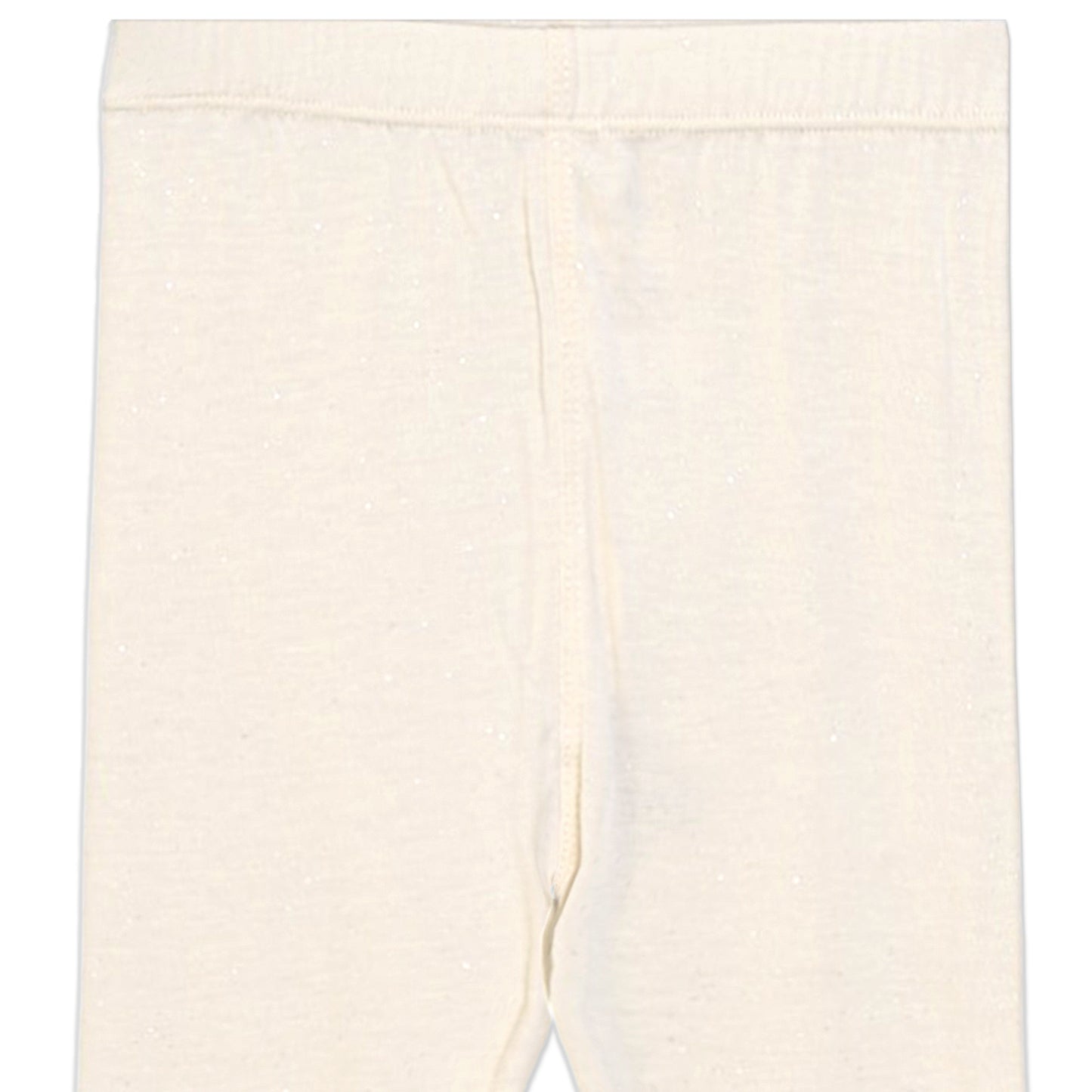 CREAM GLITTER RUFFLED TROUSERS