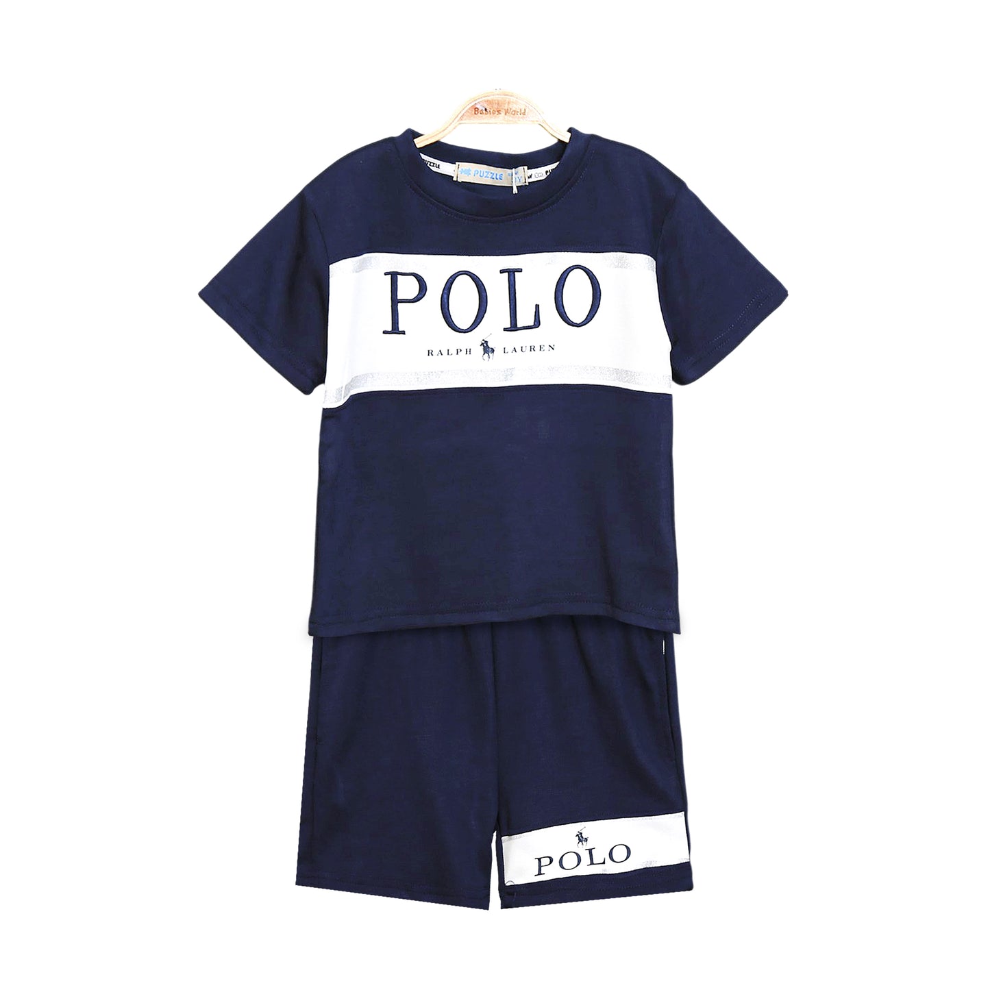 BOYS' TWO-PIECE POLO SUIT