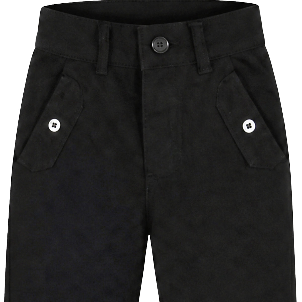 BLACK CASUAL BOY PANT