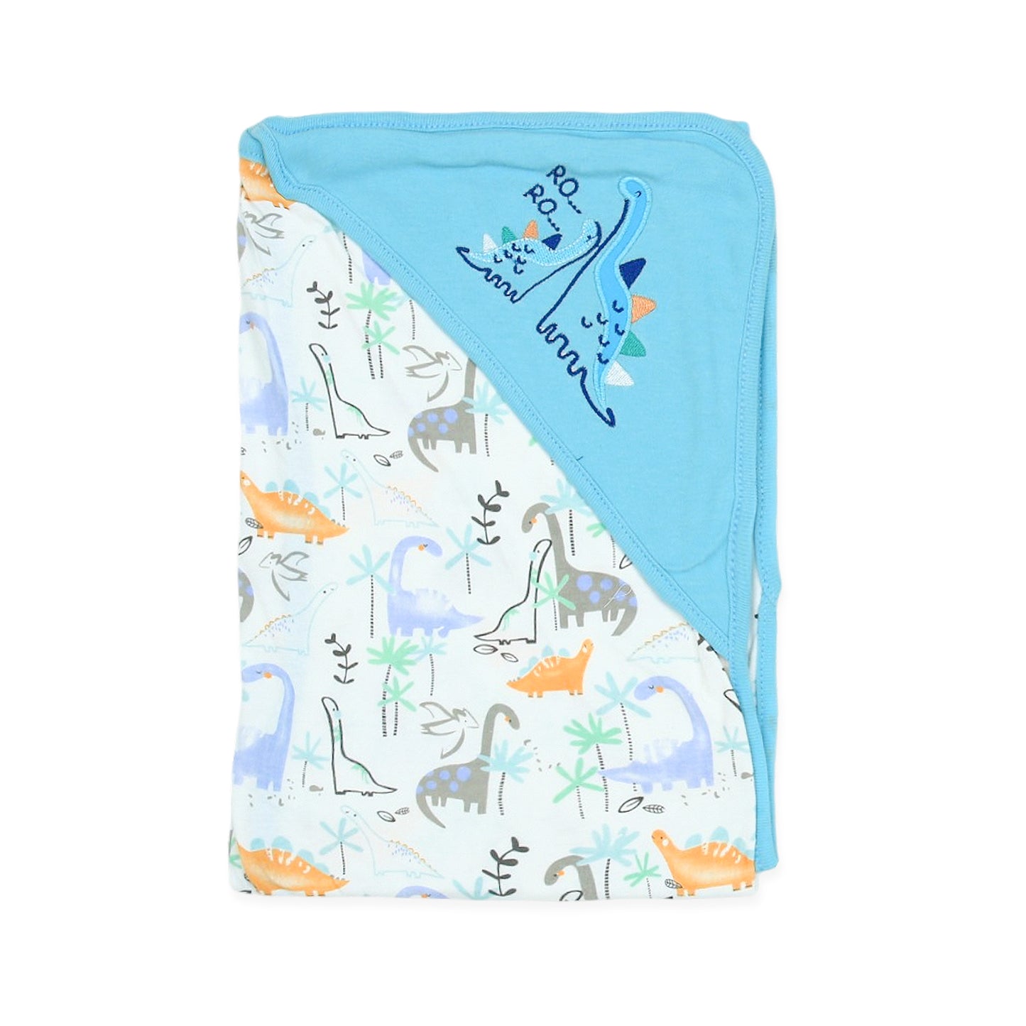 DINOSAUR ADVENTURE 5-PIECE LAYETTE SET (BLUE) BOY