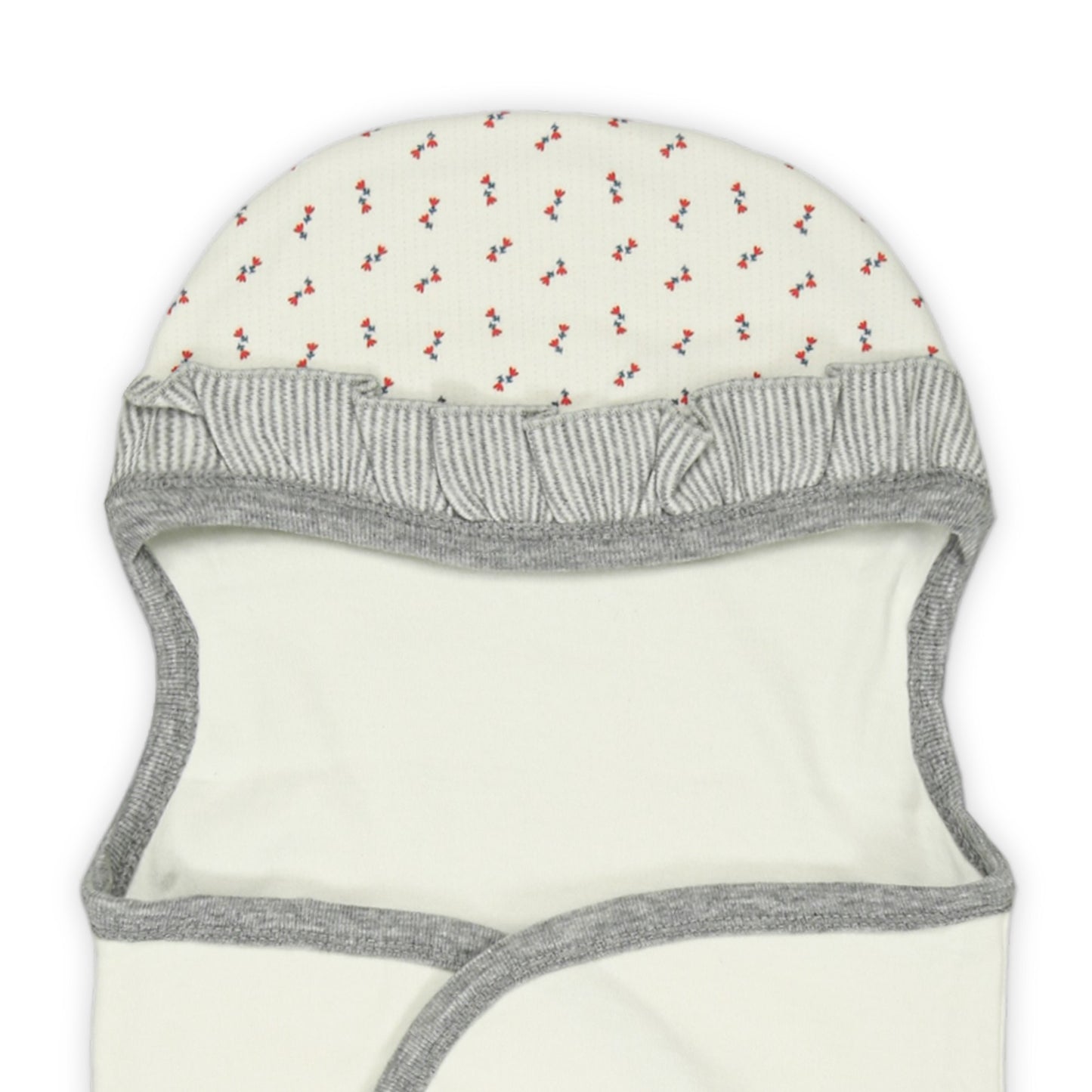 SOFT BREATHABLE FLORAL SWADDLE WRAP