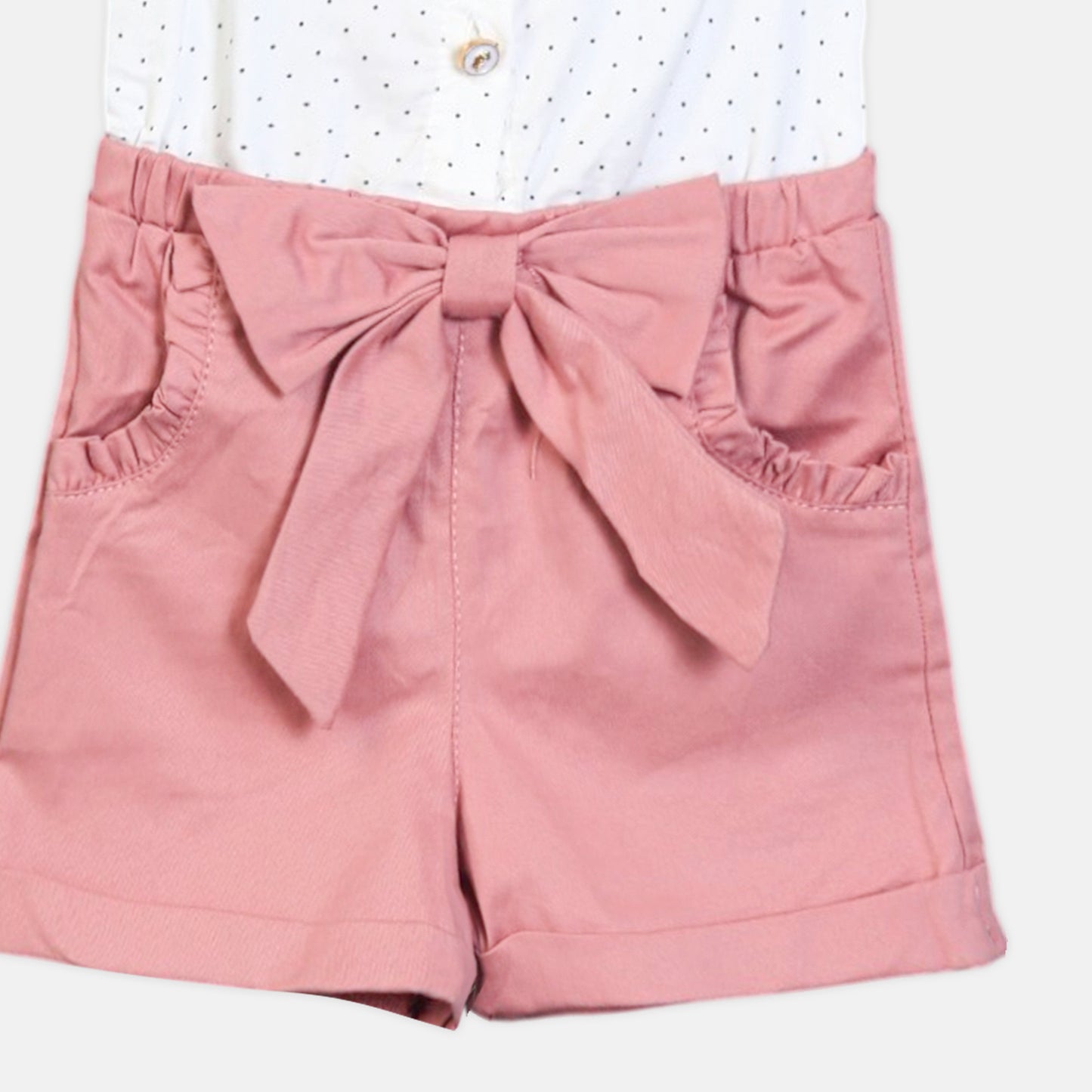 Pink Dot Romper