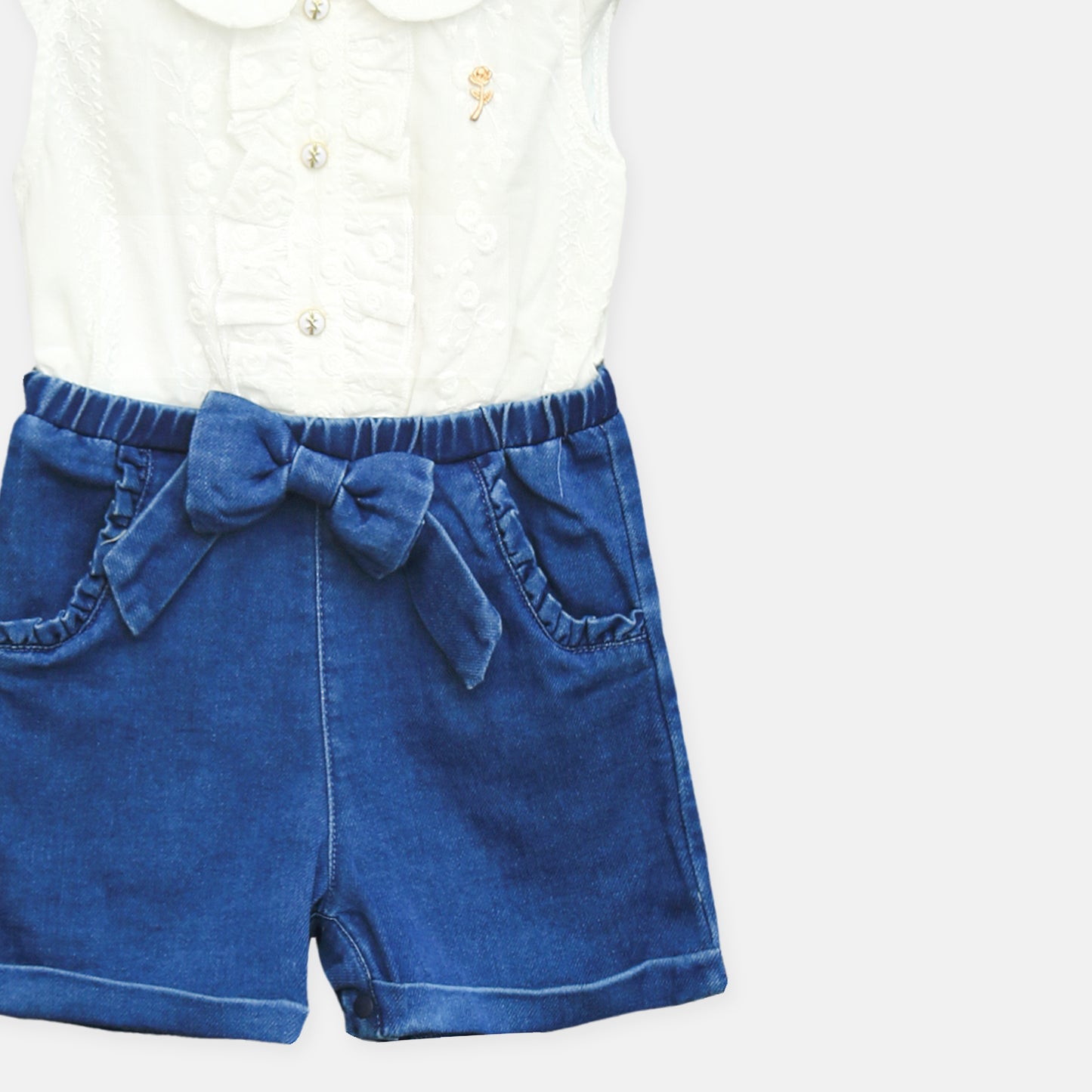 Denim Chic Romper