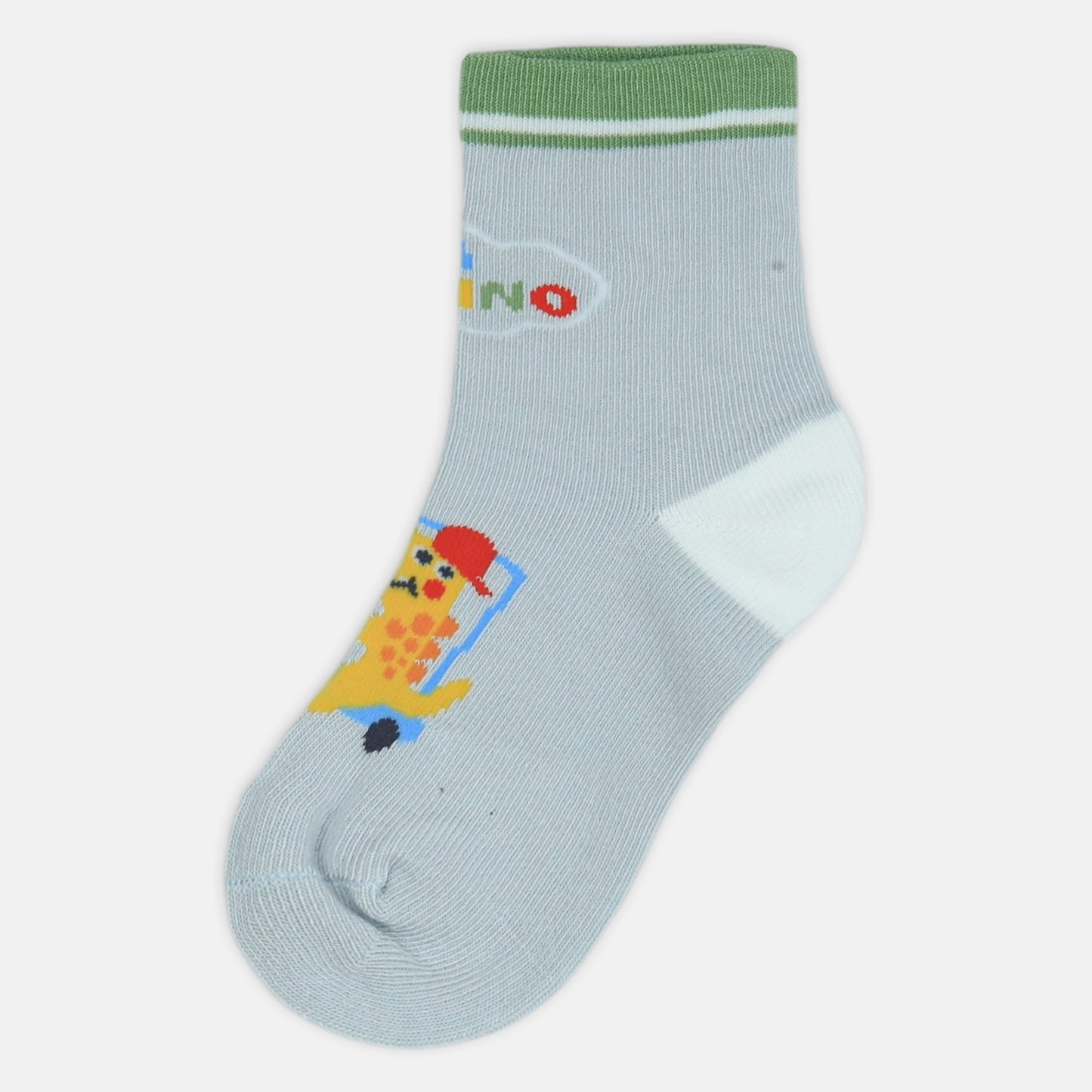 BOY SOCKS GREY PENCIL SKETCH
