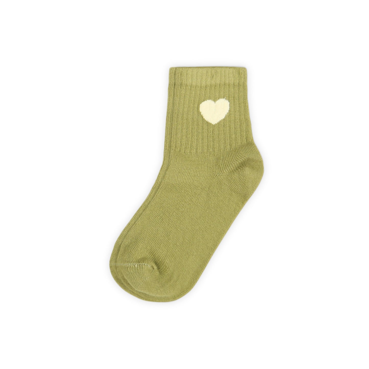GREEN HEART GIRL SOCKS