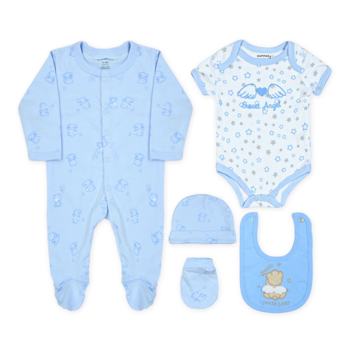 OCEAN BLUE ADVENTURE LAYETTE SET BOY