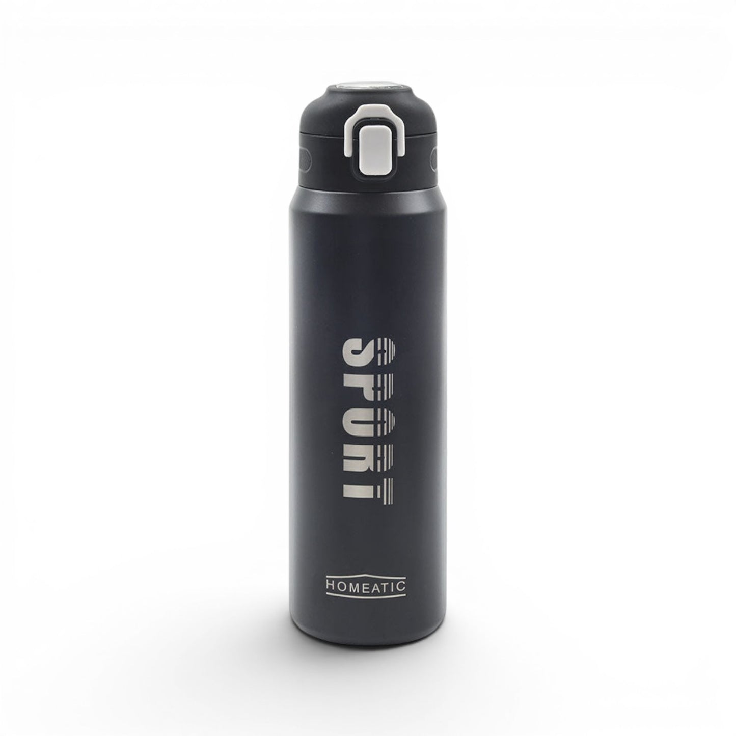 HOMEATIC STEEL WATER BOTTLE 800 ML BLACK