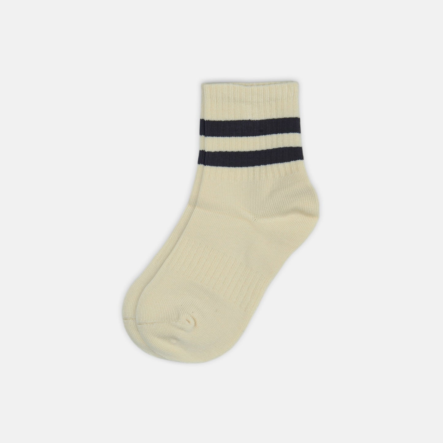 BOY SOCKS BEIGE VARSITY STRIPE