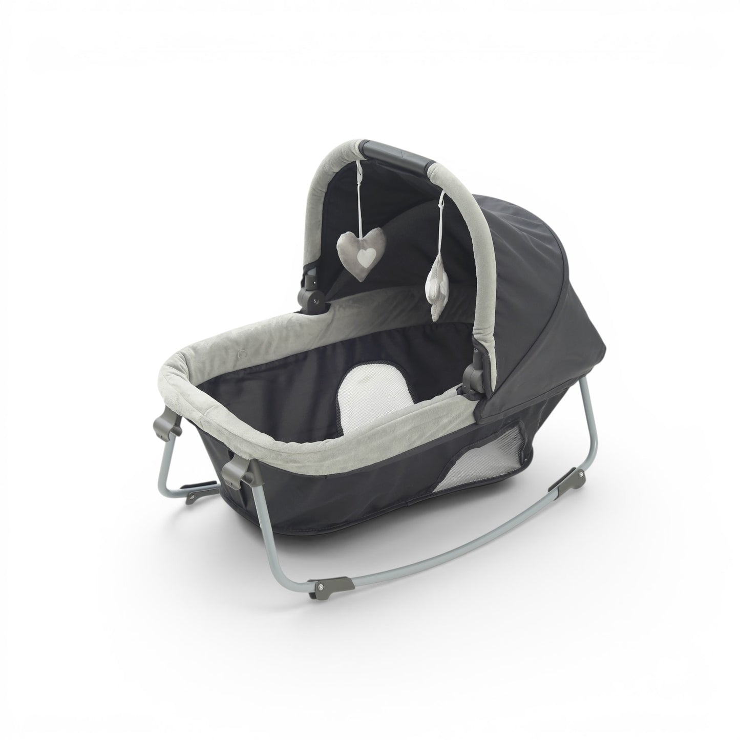 PLAY PEN GREY WITH STORAGE AND MOSQUITO NET
