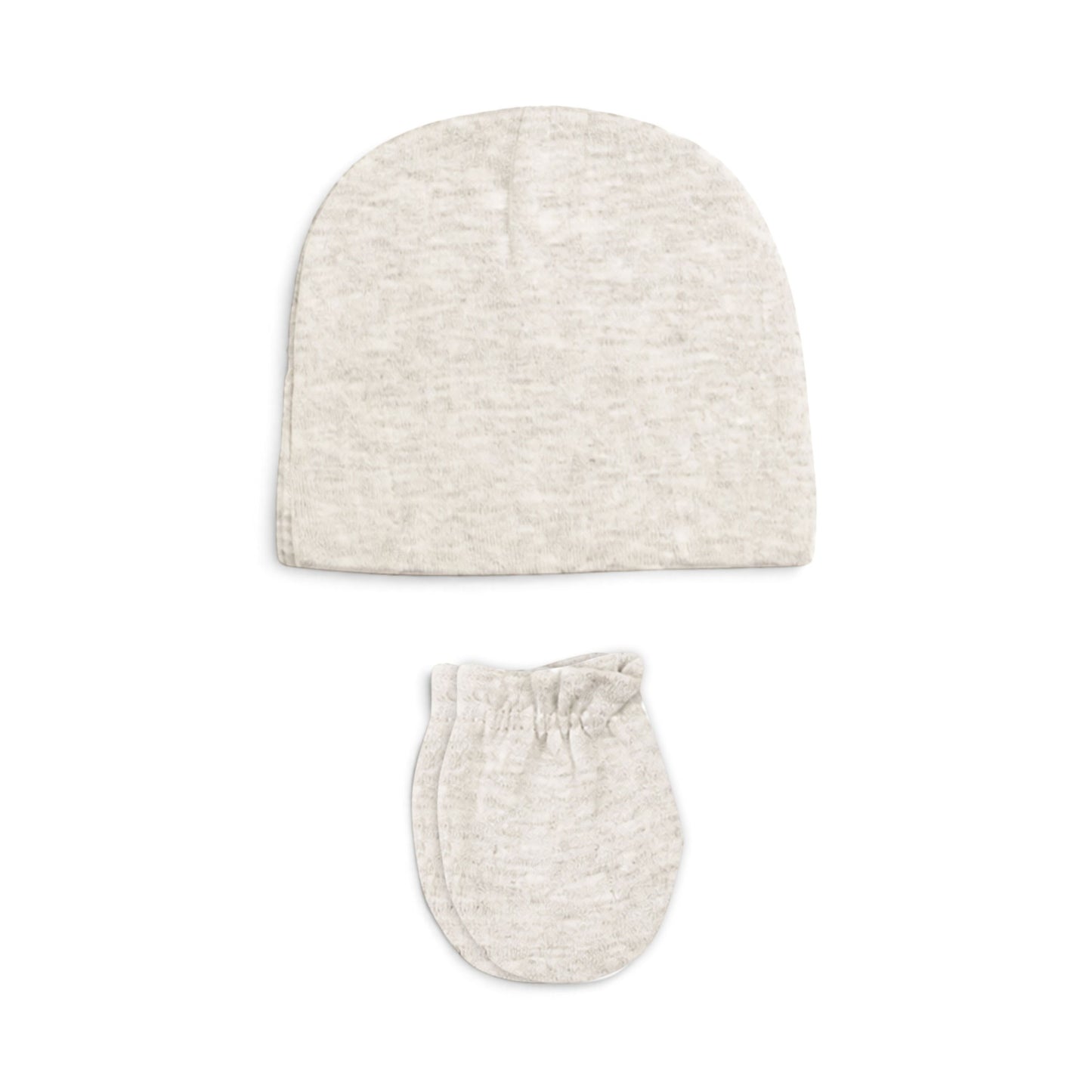 CREAM AND HEATHER GREY COLLARED BABY BOY GIFT SET
