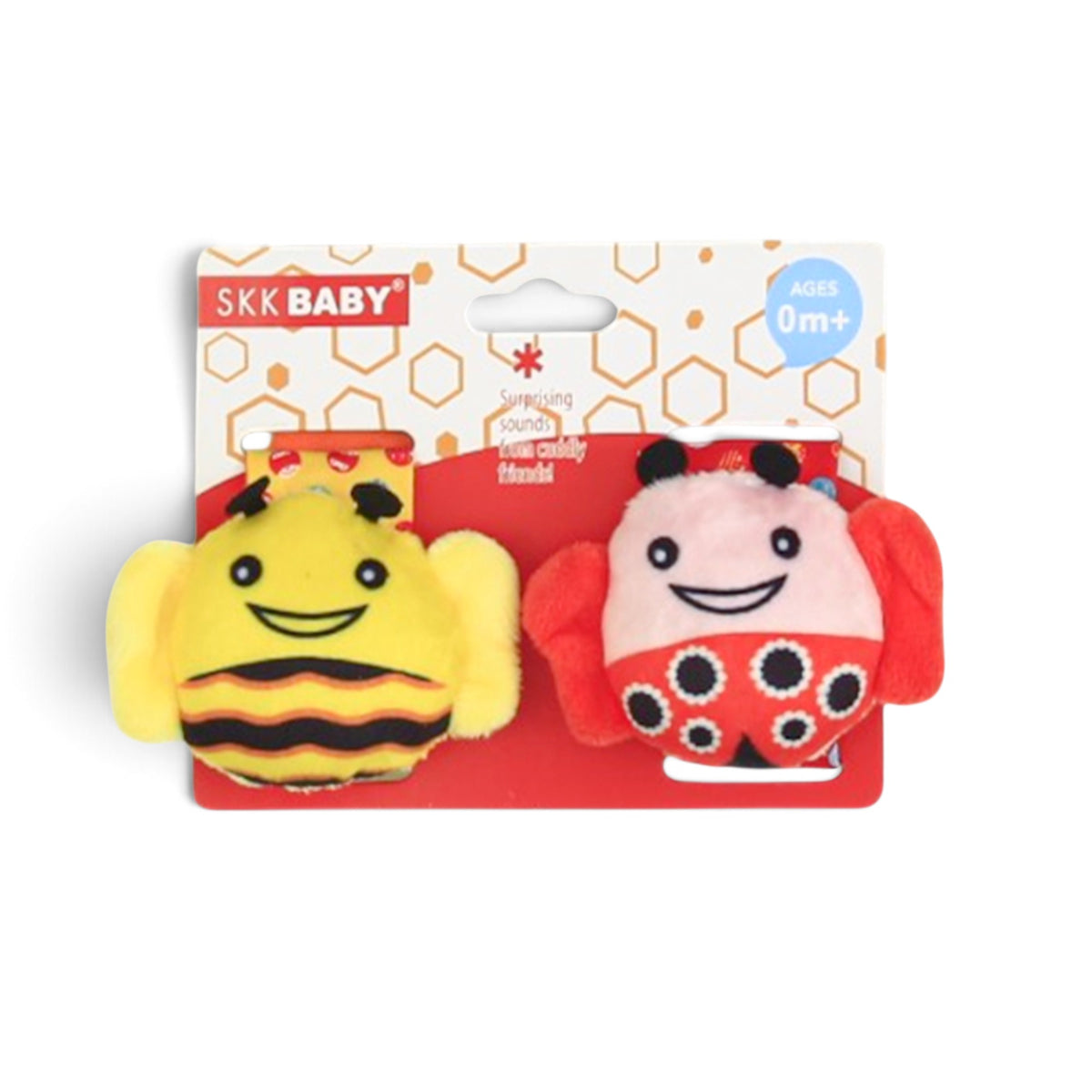 SKK BABY BEE & LADYBUG WRIST TOY