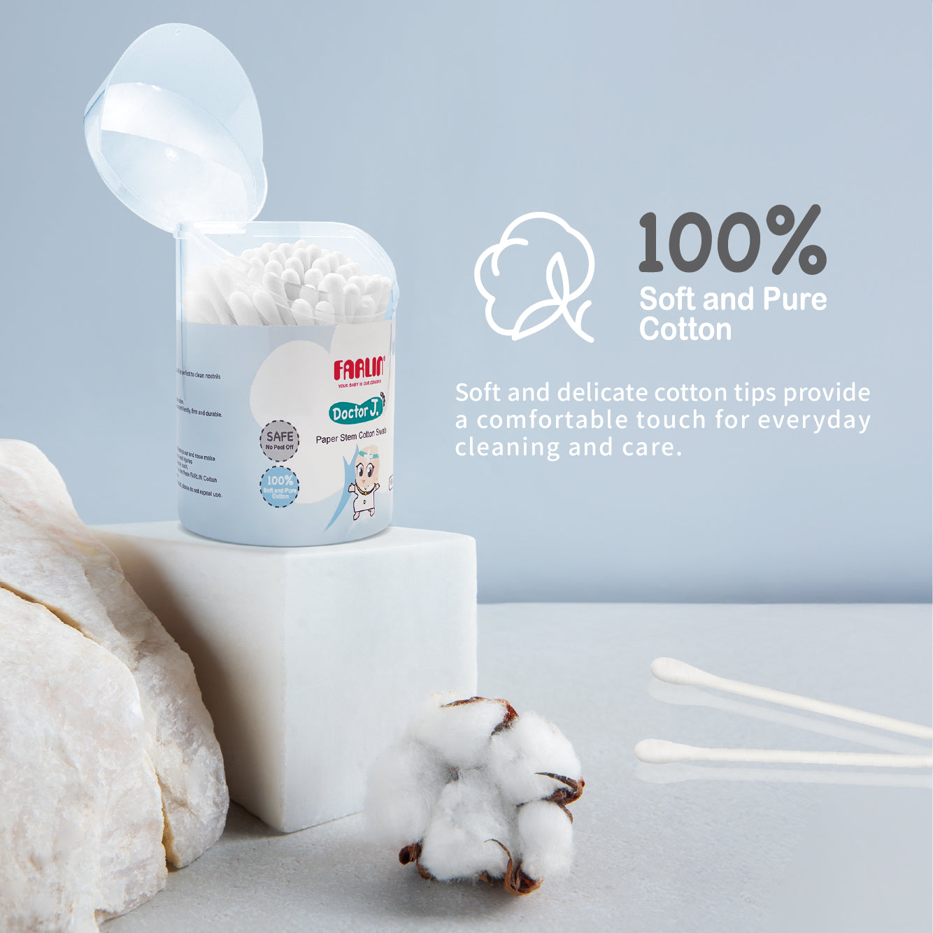 Farlin Paper Stem Cotton Swab