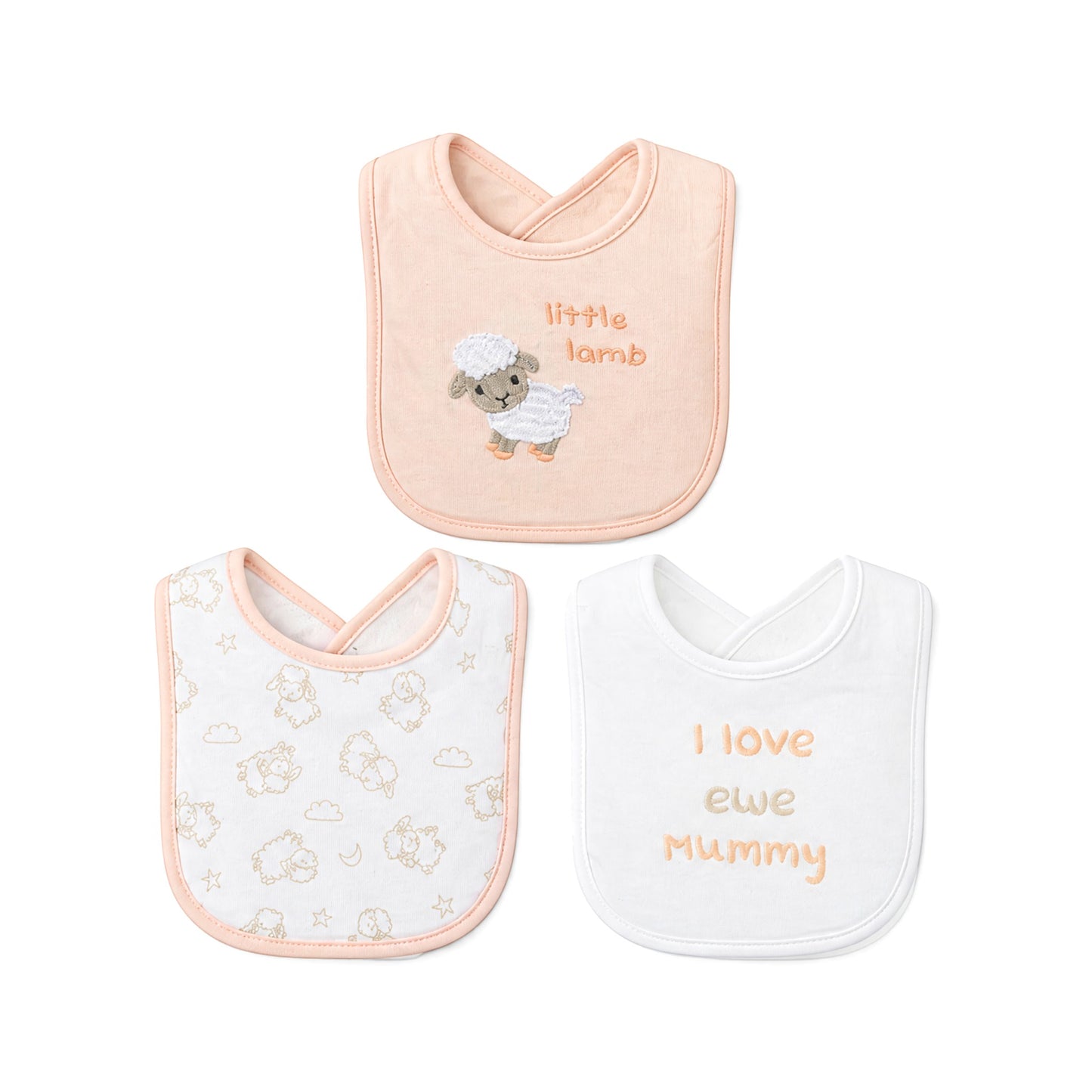 "LITTLE LAMB" BIBS PK-3